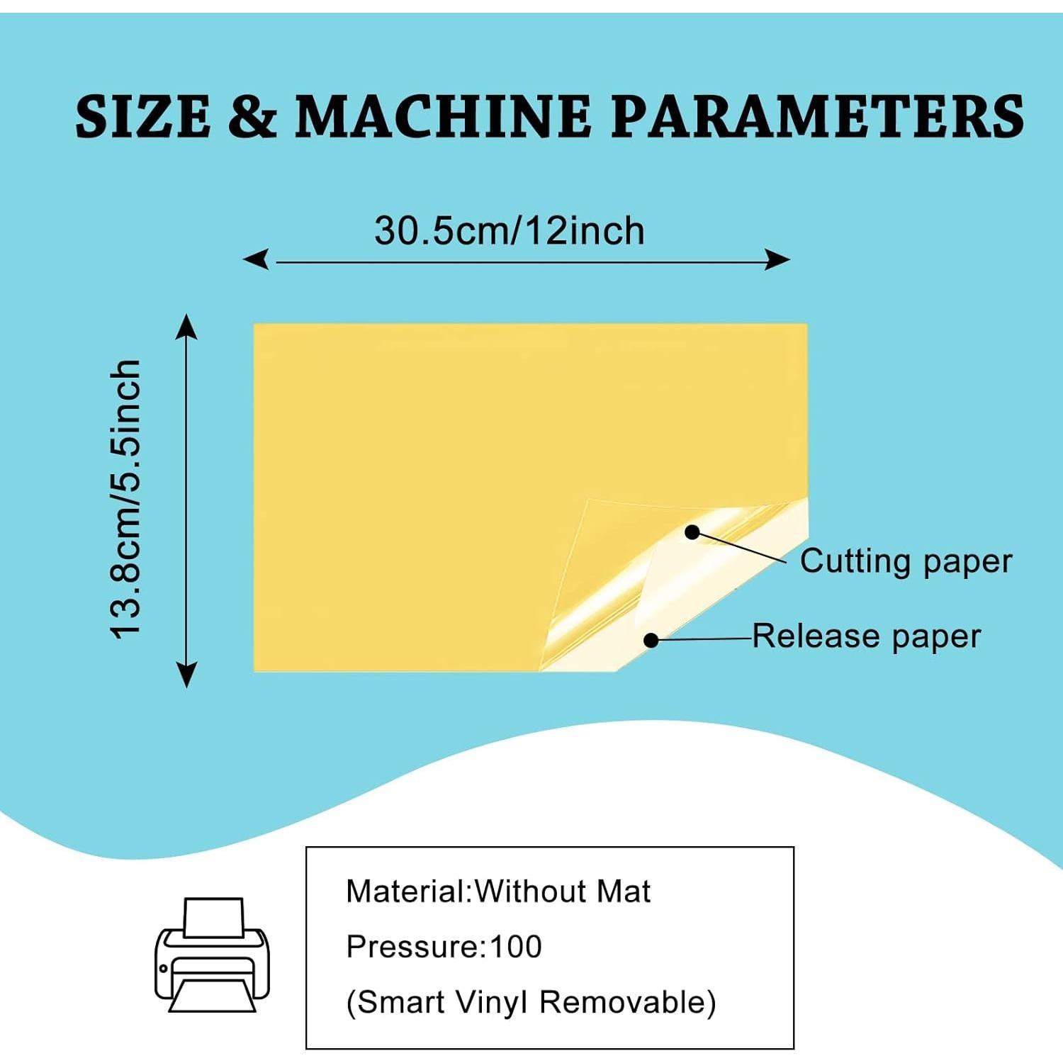 Vinilo Inteligente Removible UCEC para Cricut Joy 22 Colores