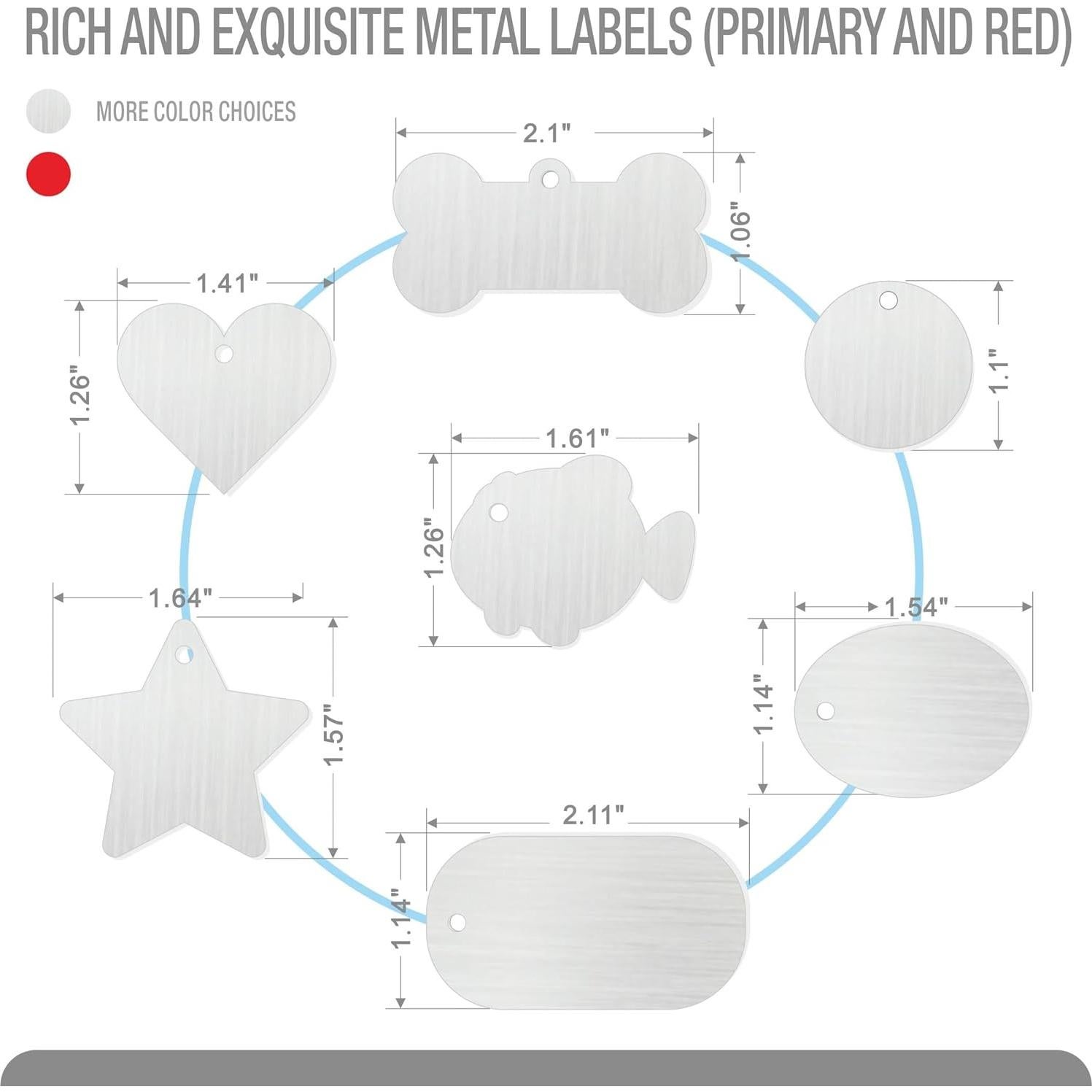 Herramienta de Grabado Cricut Joy con 2 Colores y 7 Etiquetas