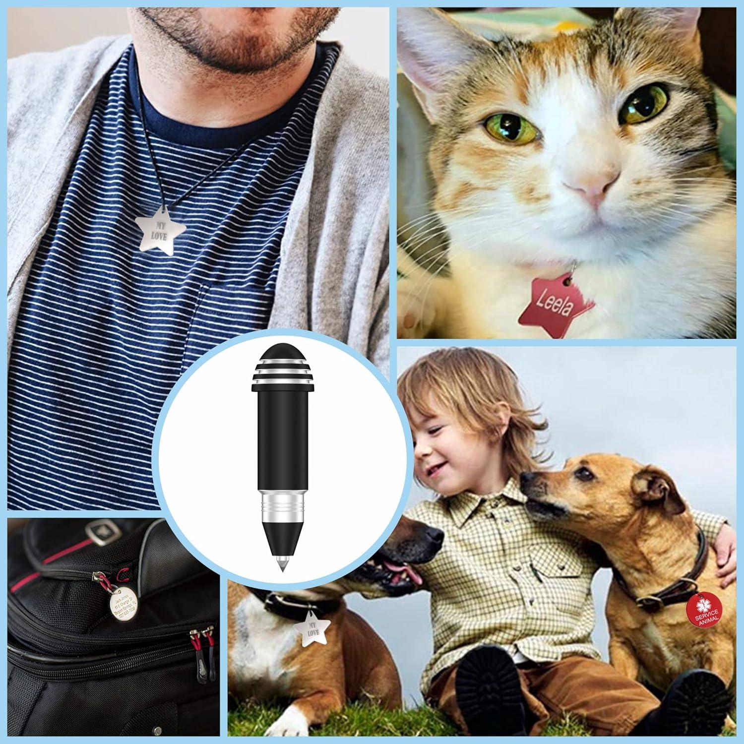 Herramienta de Grabado Cricut Joy con 2 Colores y 7 Etiquetas