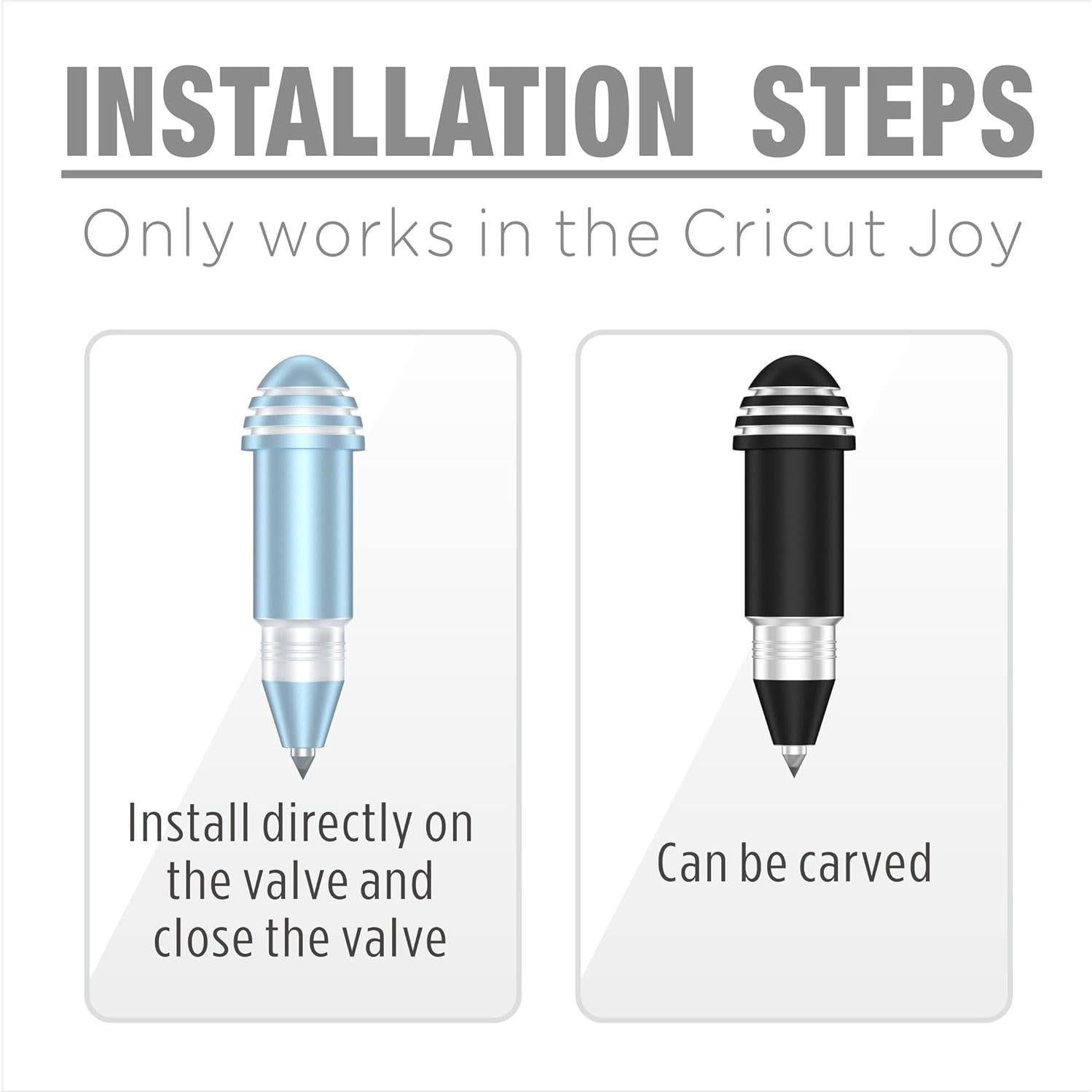 Herramienta de Grabado Cricut Joy con 2 Colores y 7 Etiquetas