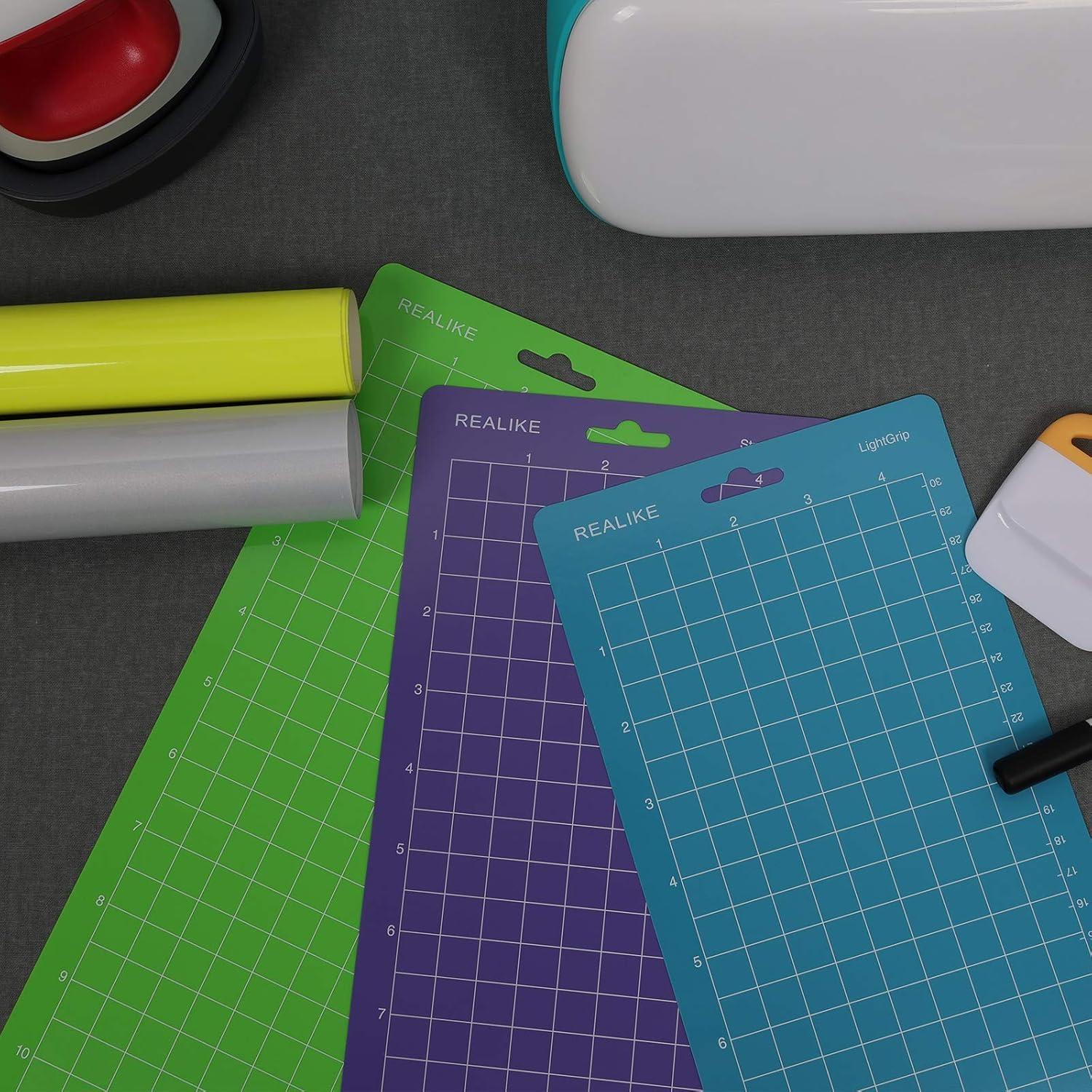 Alfombrilla de Corte REALIKE para Cricut Joy 11.43x30.48 cm