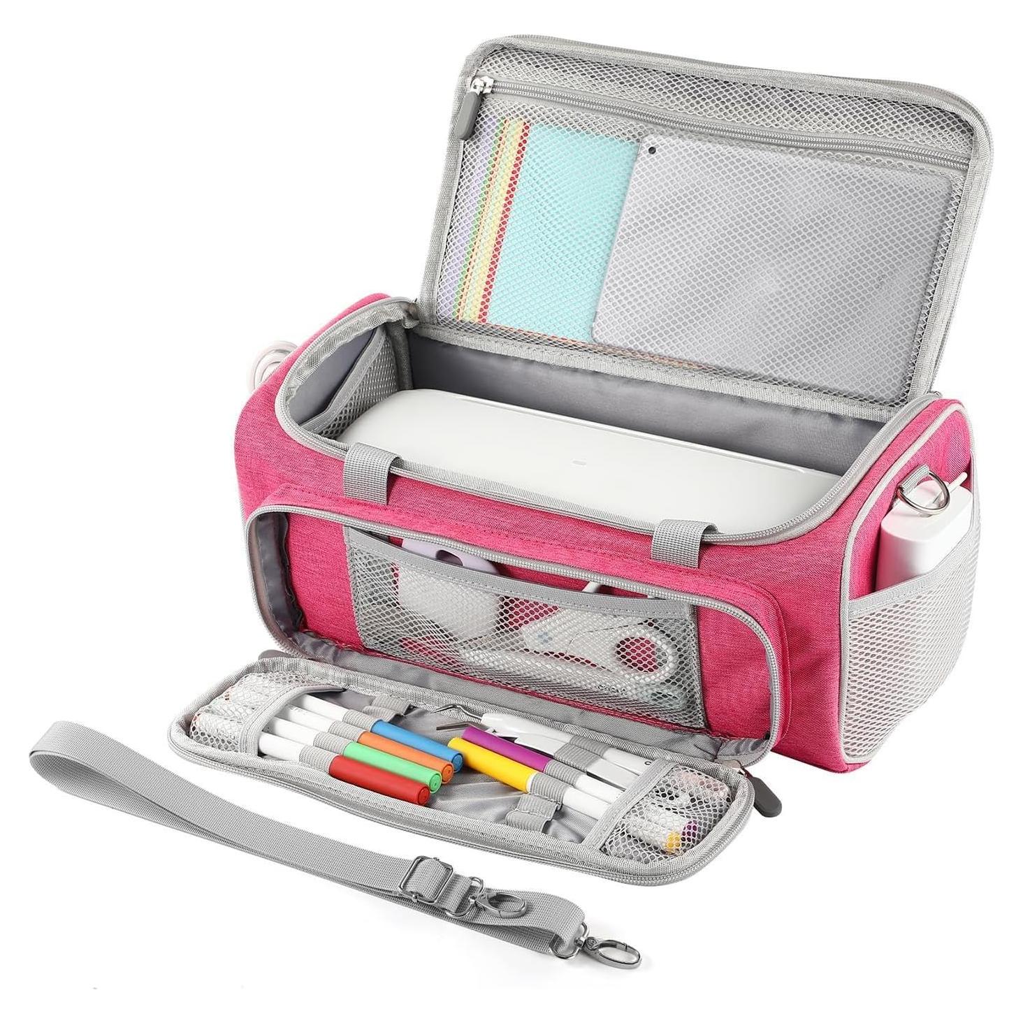 Funda de transporte para Cricut Joy Xtra - Rosa - Organizador