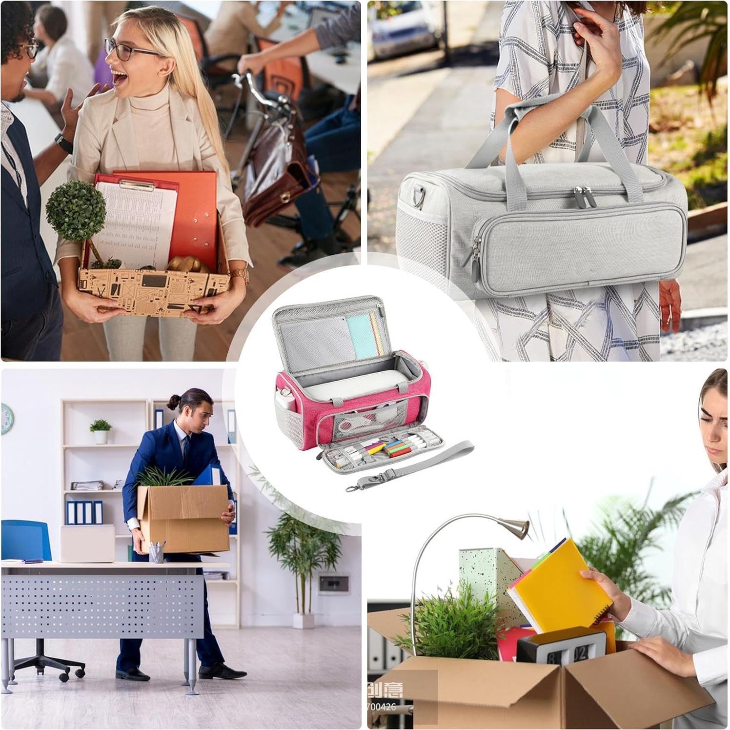 Funda de transporte para Cricut Joy Xtra - Rosa - Organizador