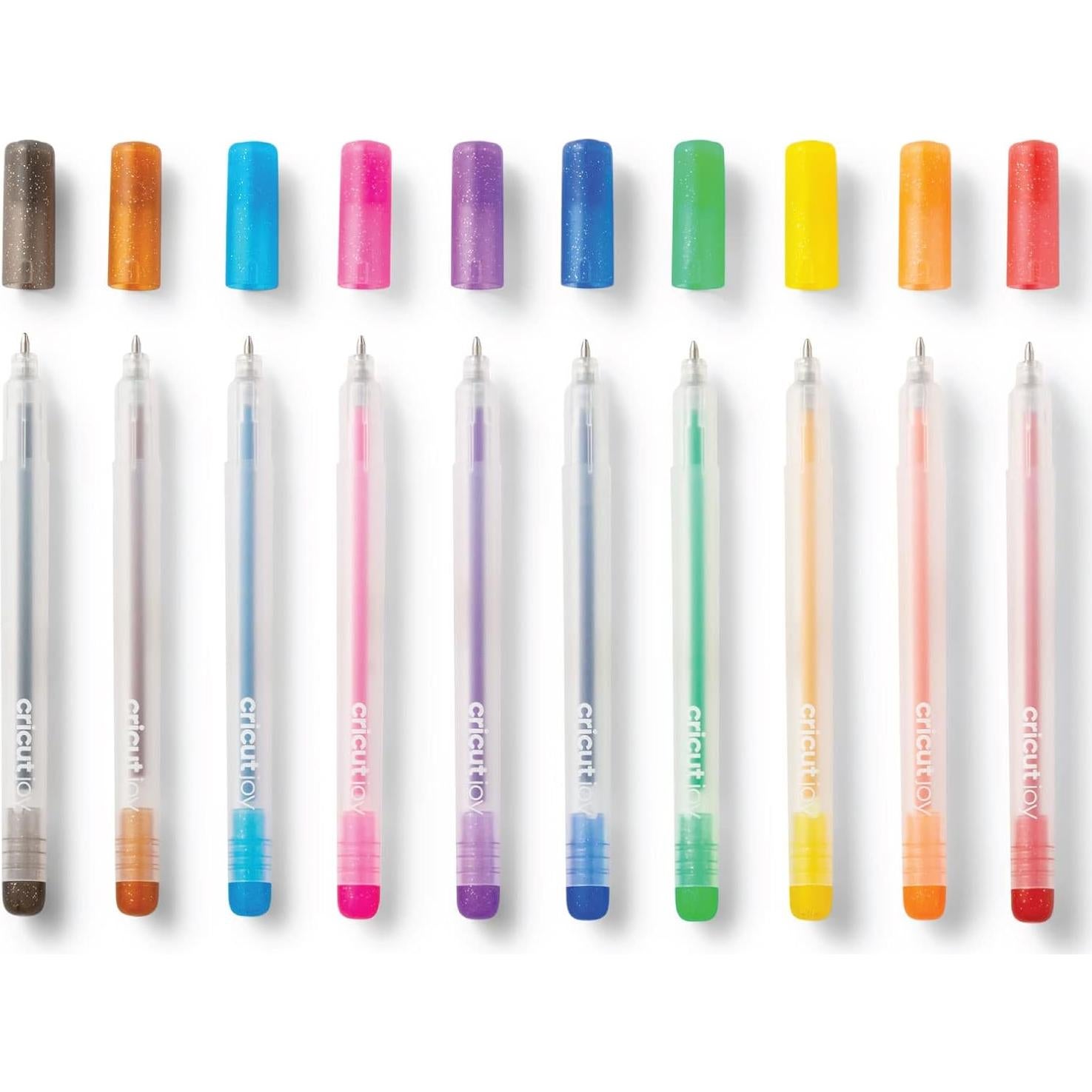 Bolígrafos de Gel Brillante Cricut Joy 0.8 mm Arcoíris 10 ct