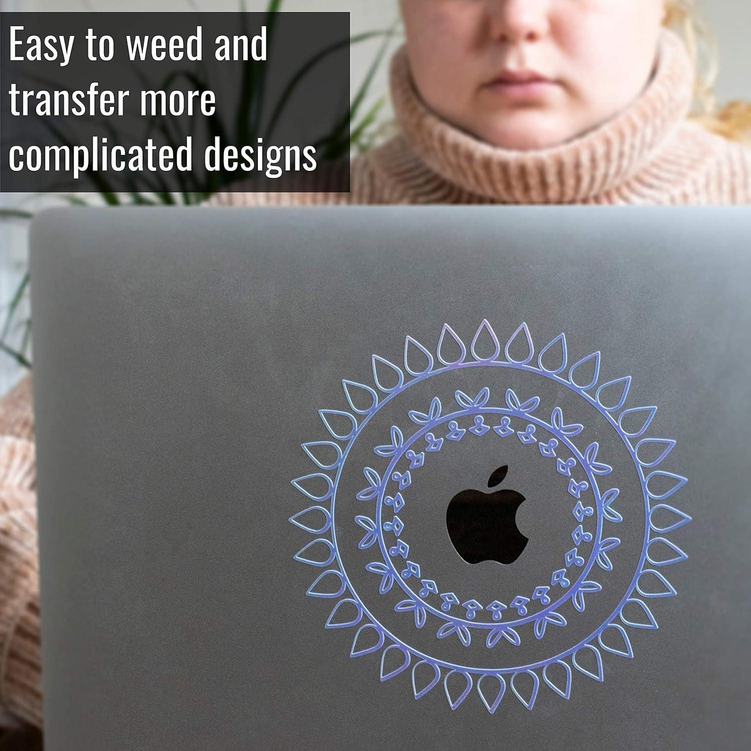 Vinilo Holográfico Kraftex 20 Hojas 30.48 x 13.97 cm