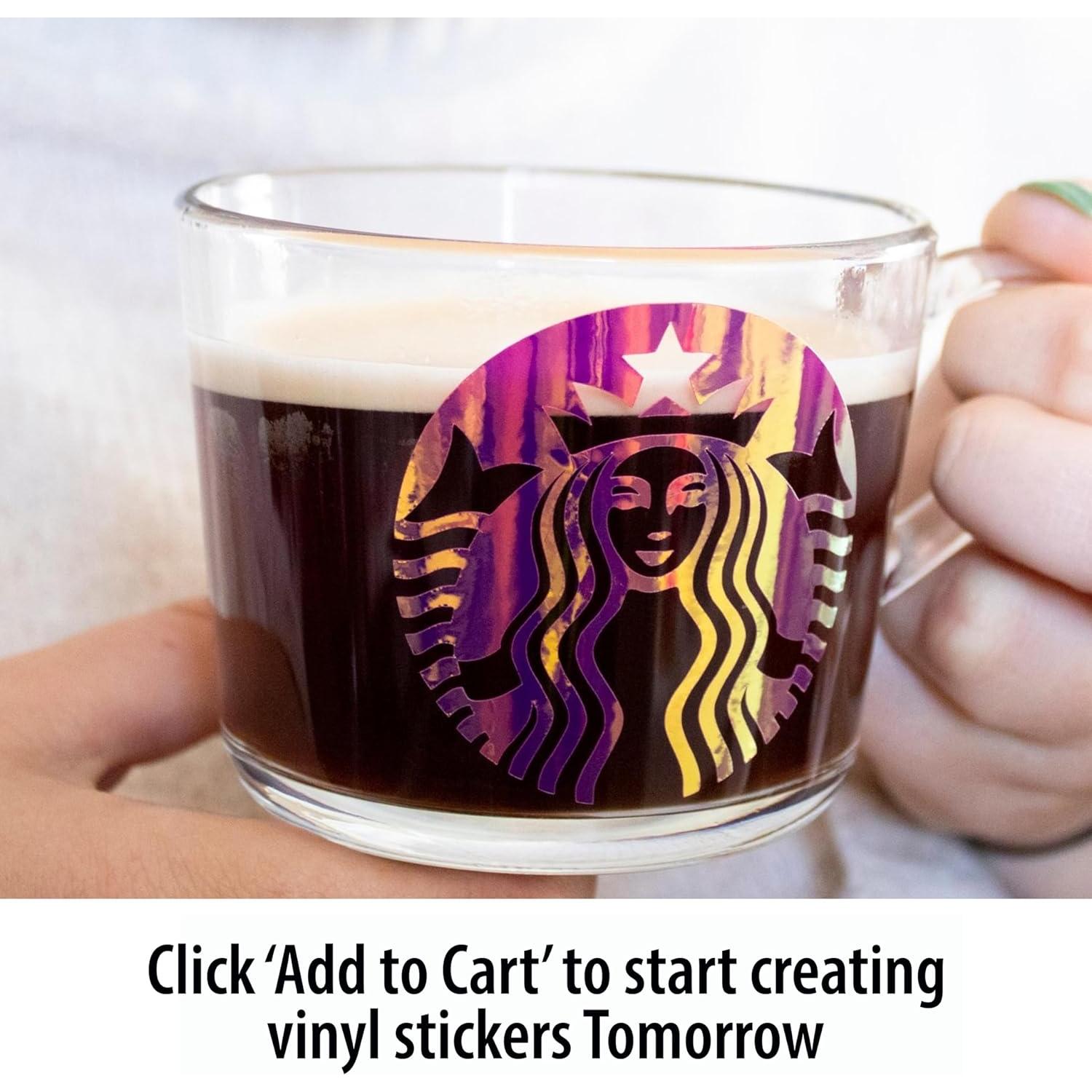 Vinilo Holográfico Kraftex 20 Hojas 30.48 x 13.97 cm