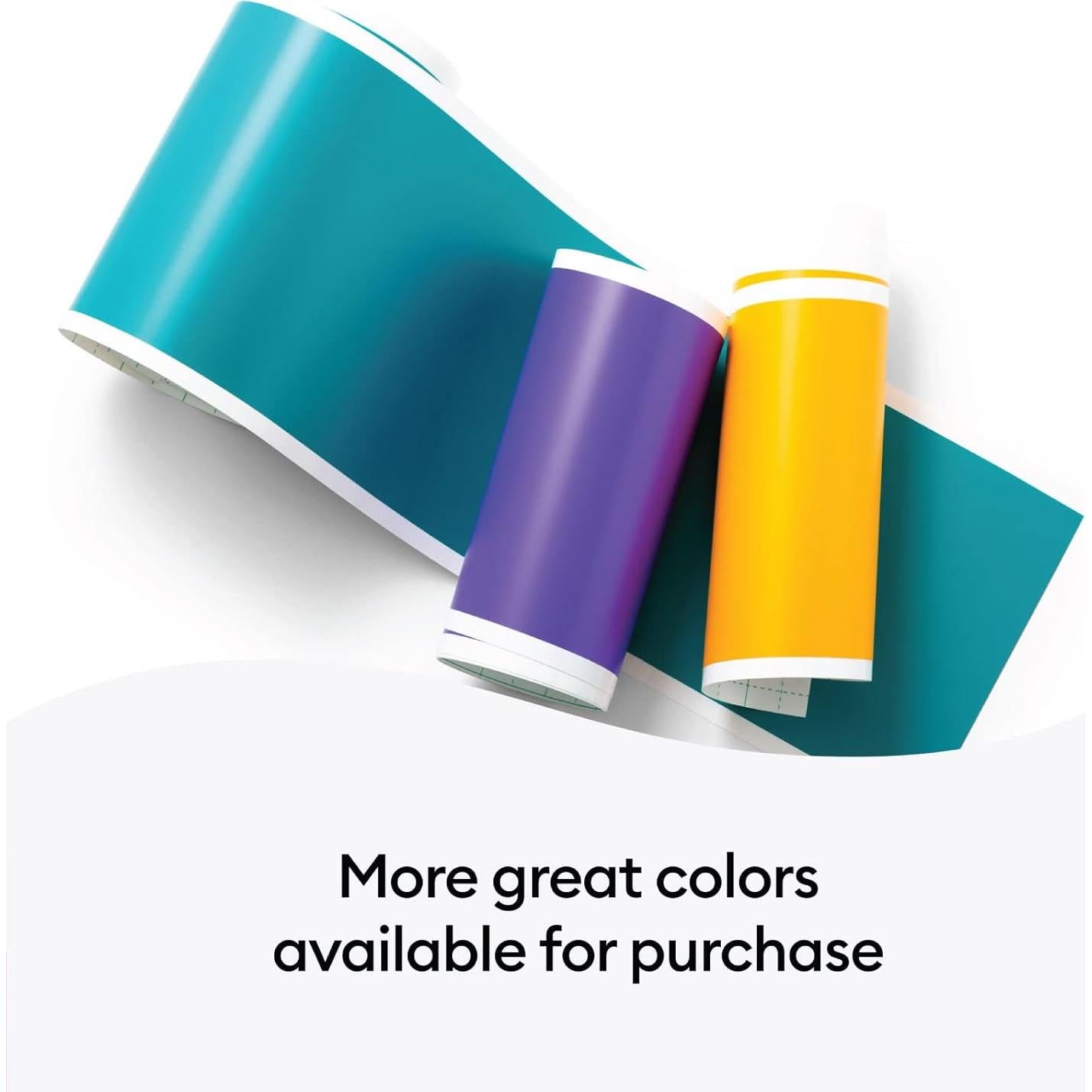 Vinilo Permanente Inteligente Cricut Joy 1.22m Negro Mate