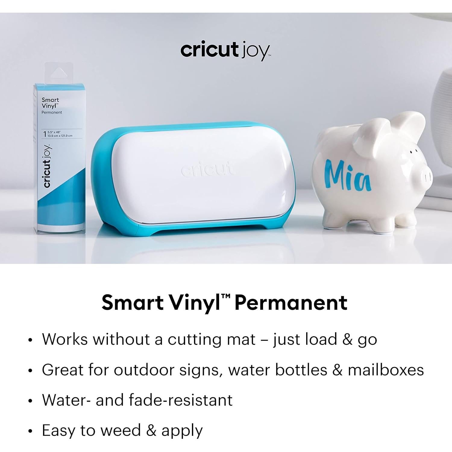 Cricut Joy Vinilo Inteligente Plata 13.9x121.9 cm Mate