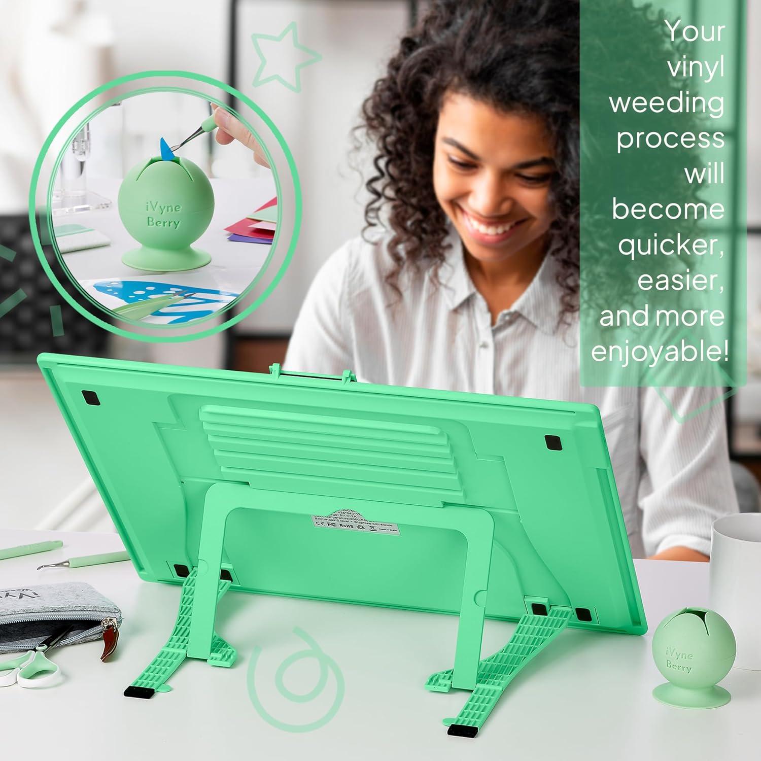 Colector de Residuos de Vinilo iVyne Berry Verde - Succión Fuerte