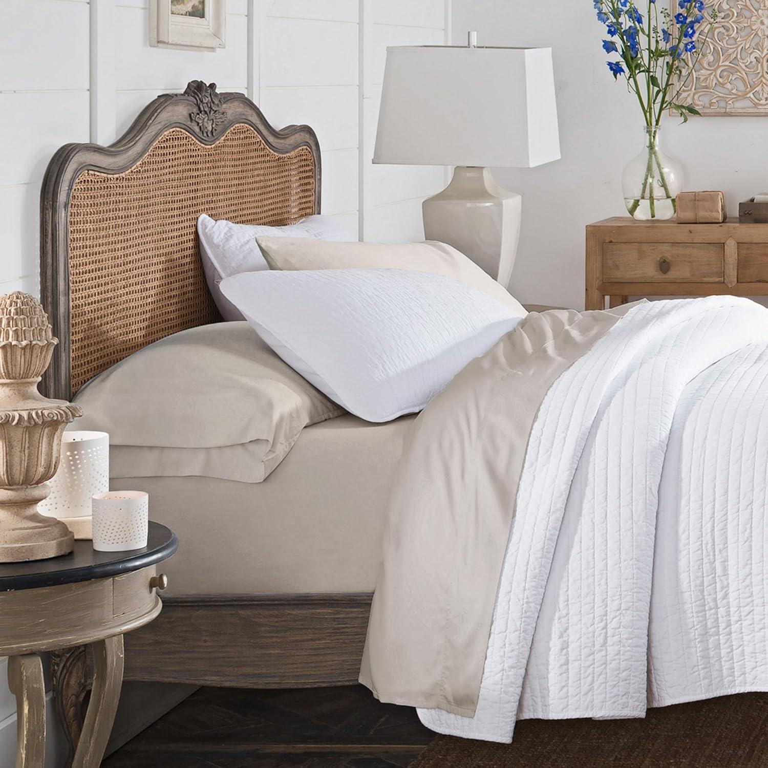 Juego de Sábanas Rey Home Environment 100% Rayón de Bambú Lino