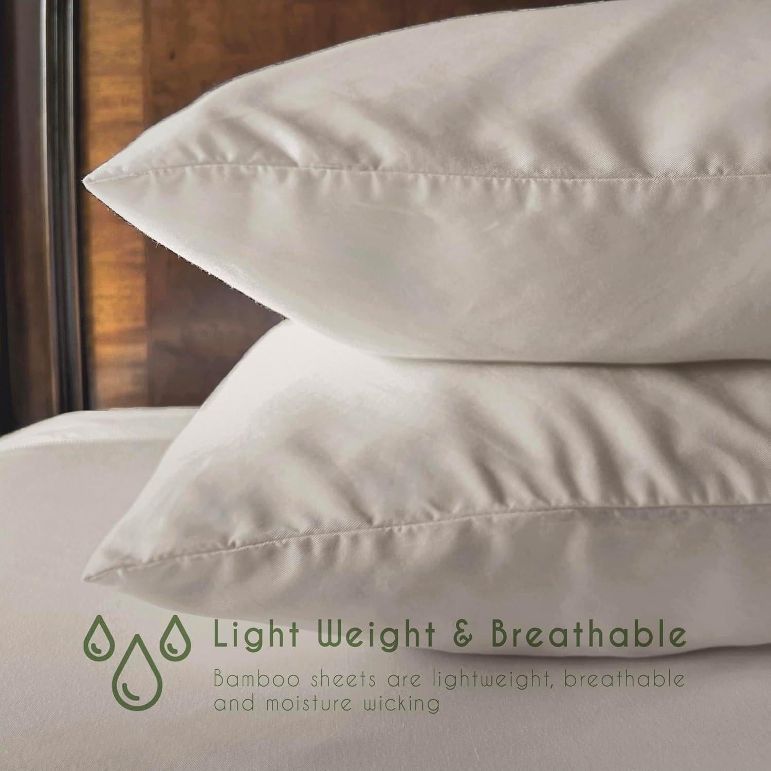 Juego de Sábanas Rey Home Environment 100% Rayón de Bambú Lino