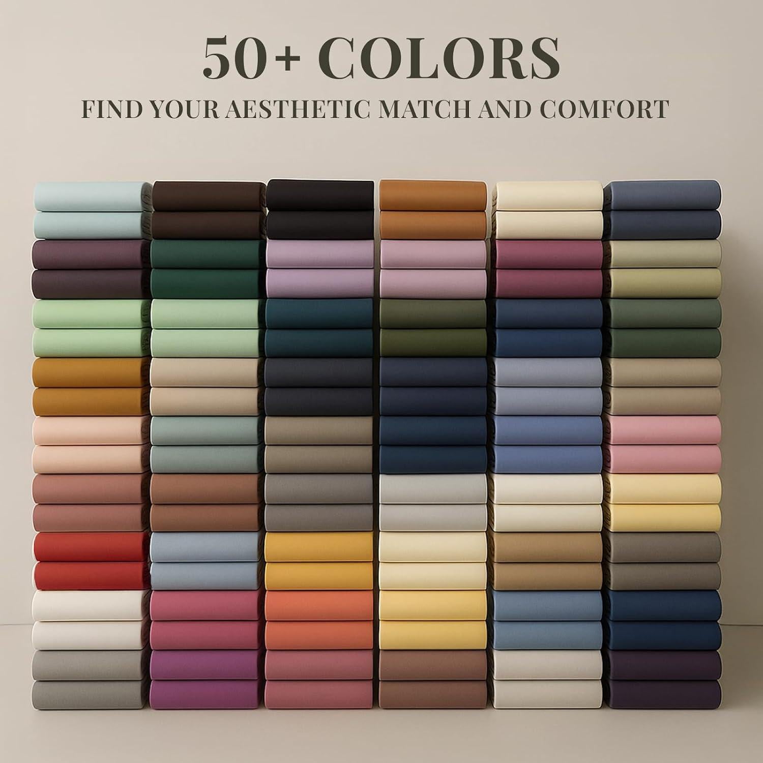 Juego de Sábanas Rey Sacred Thread 6 Piezas Rayón Bambú Gris