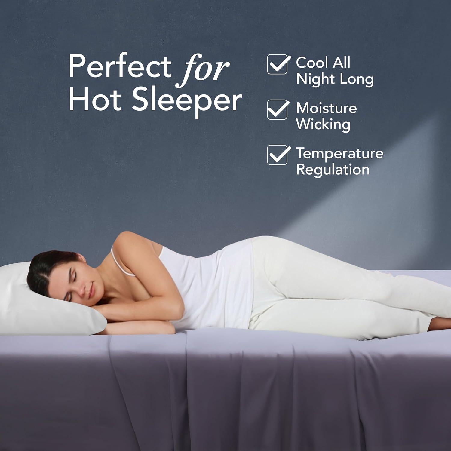 Juego de Sábanas King EPITEX 4 Piezas Viscosa Bambú 200 Hilos