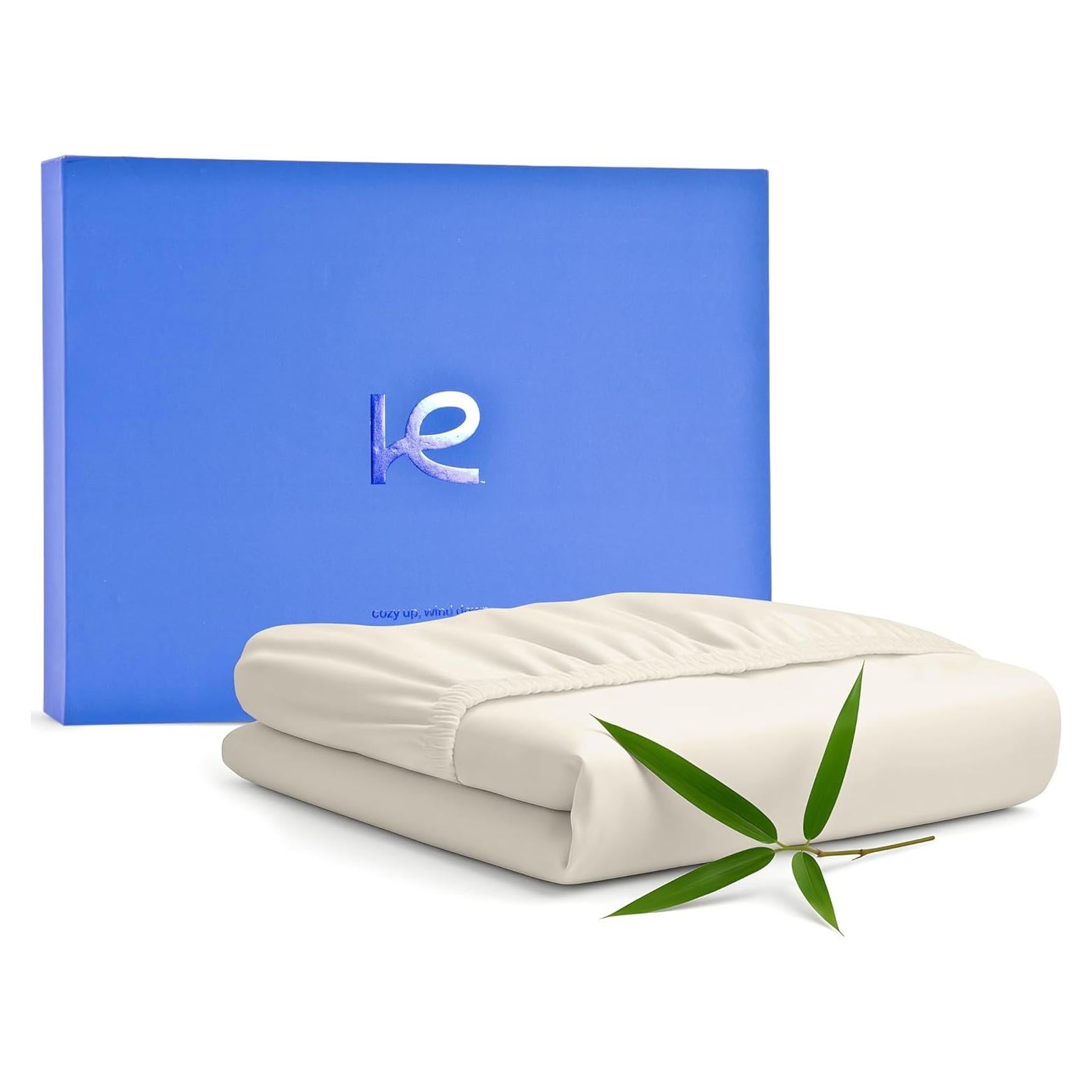 Sábana Ajustable King Kickoff Home Viscosa de Bambú 100% Orgánica