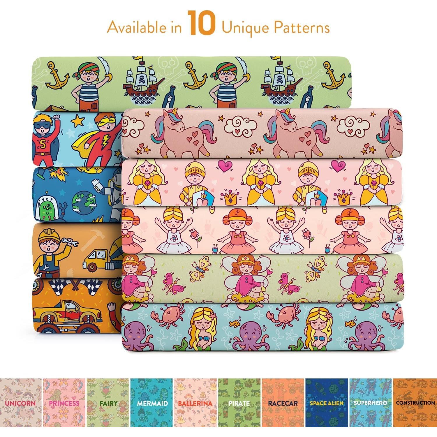 Sábanas Ajustadas de Cuna Tafts 100% Viscosa Bambú 71x132 cm