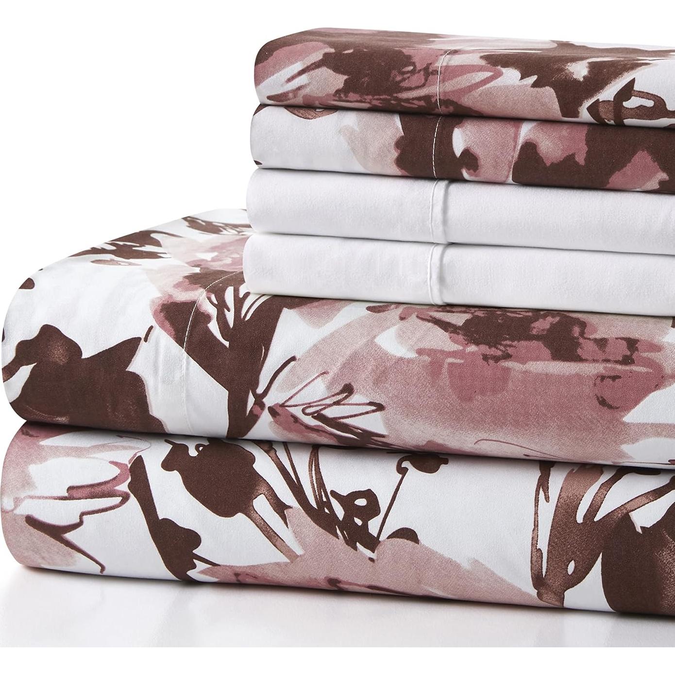 Conjunto de Sábanas King 6 Piezas Marina Decoration Floral