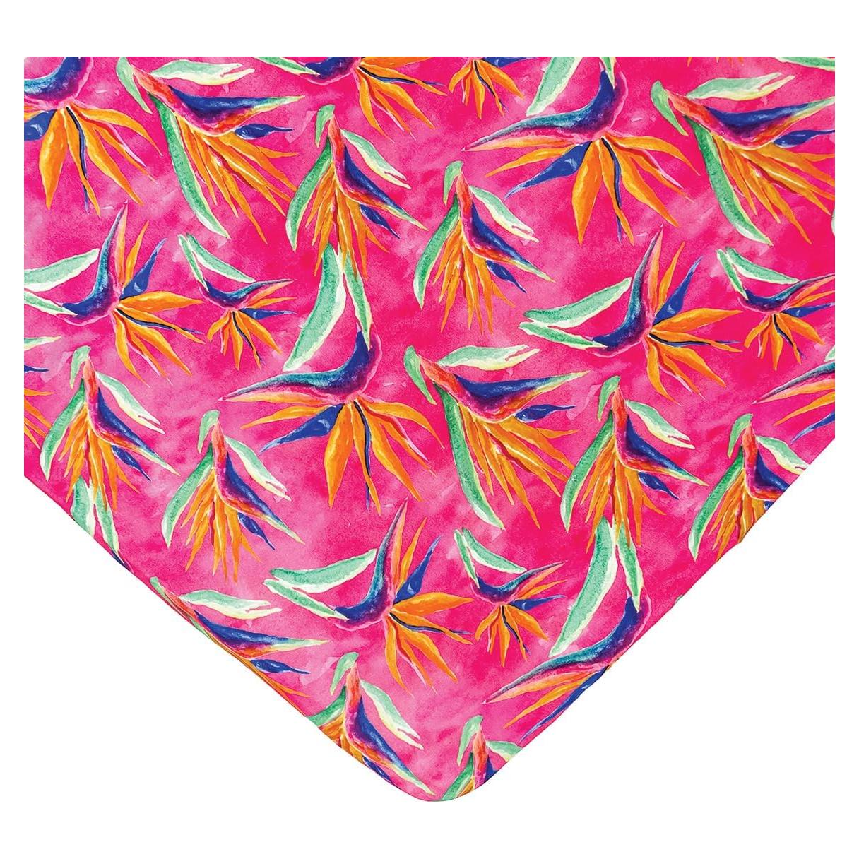 Hoja de Cuna Ajustada Florida Kid Co. Ave del Paraíso 132x72cm