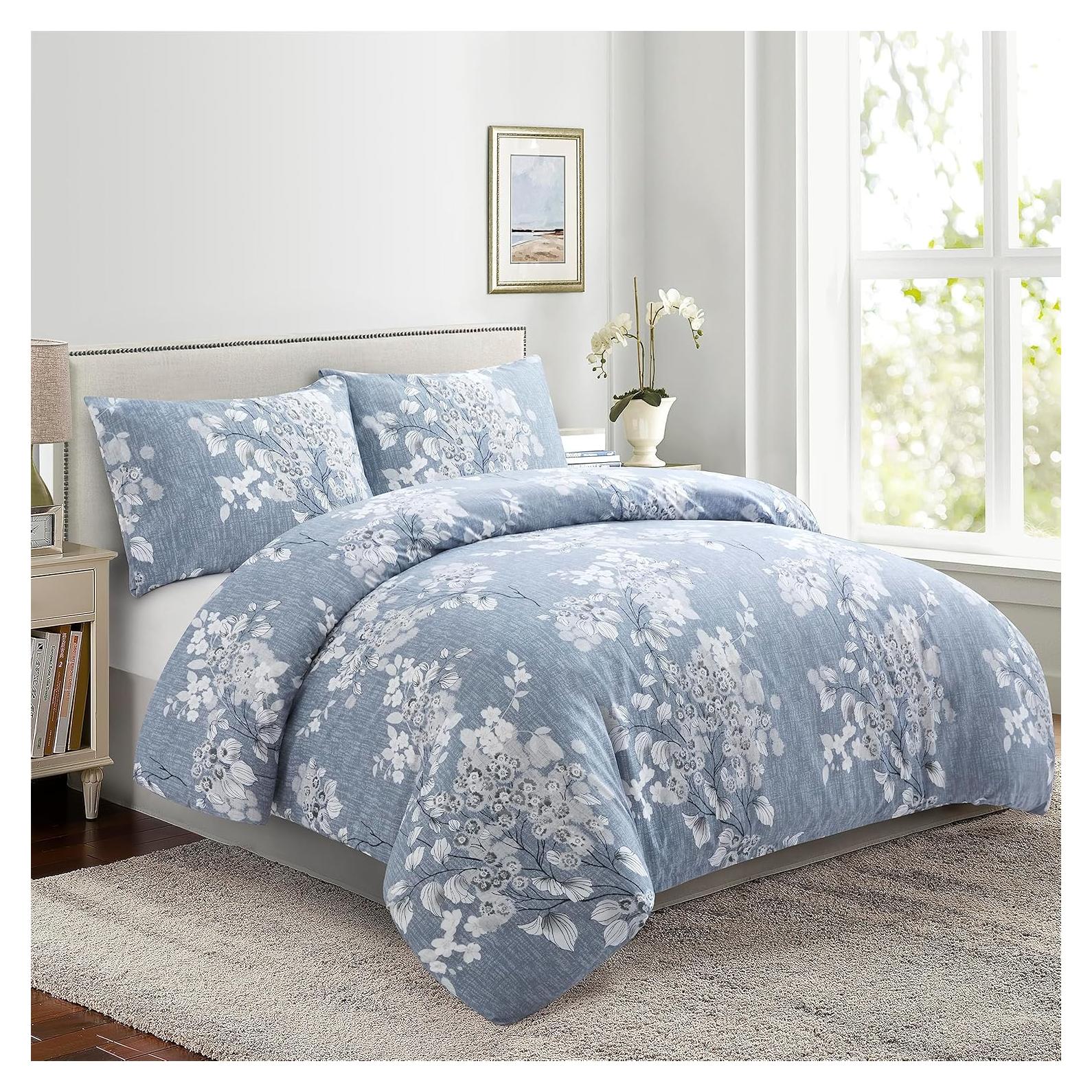 Conjunto de Ropa de Cama Doble Marina Decoration Floral