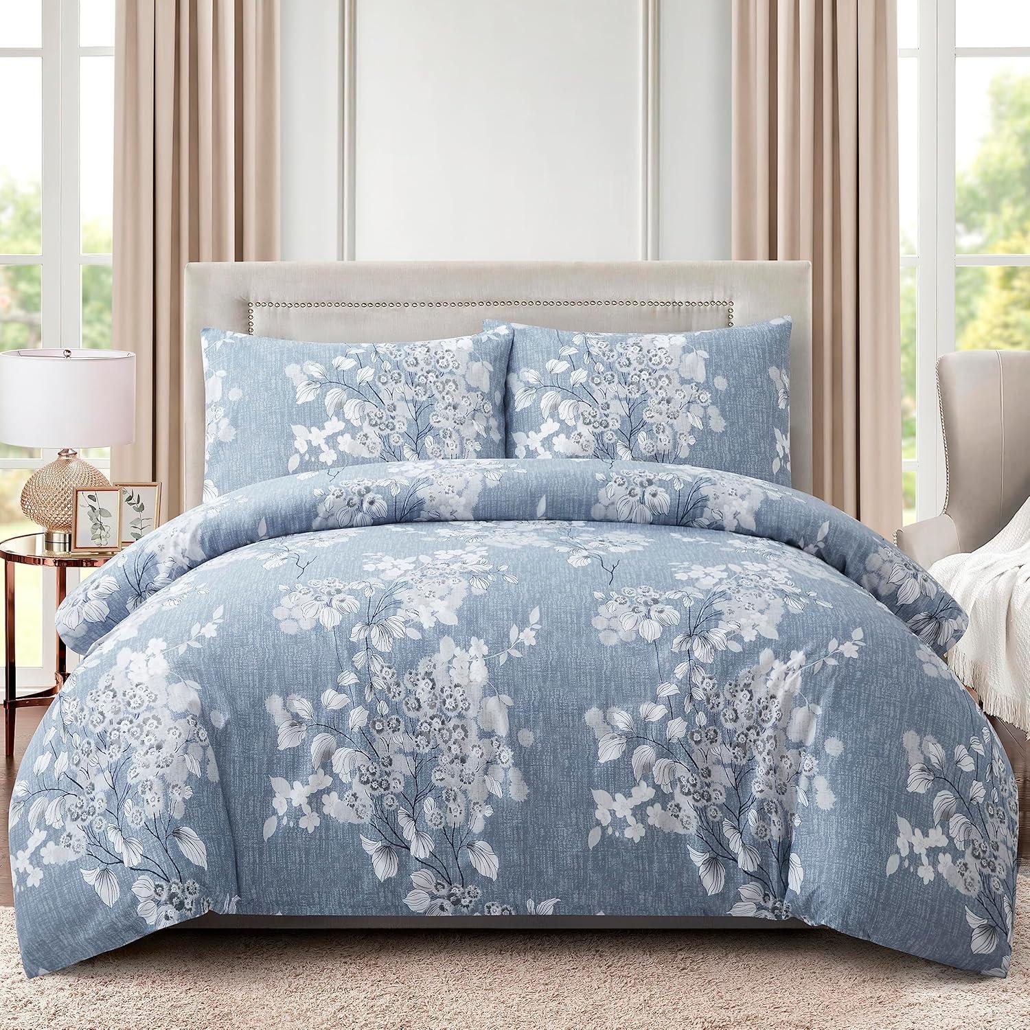 Conjunto de Ropa de Cama Doble Marina Decoration Floral