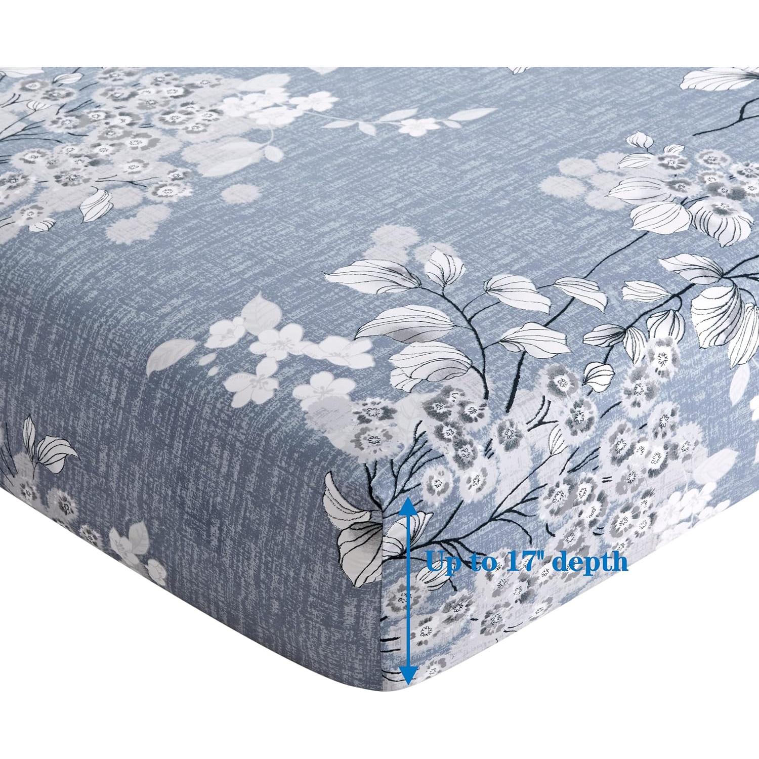 Conjunto de Ropa de Cama Doble Marina Decoration Floral