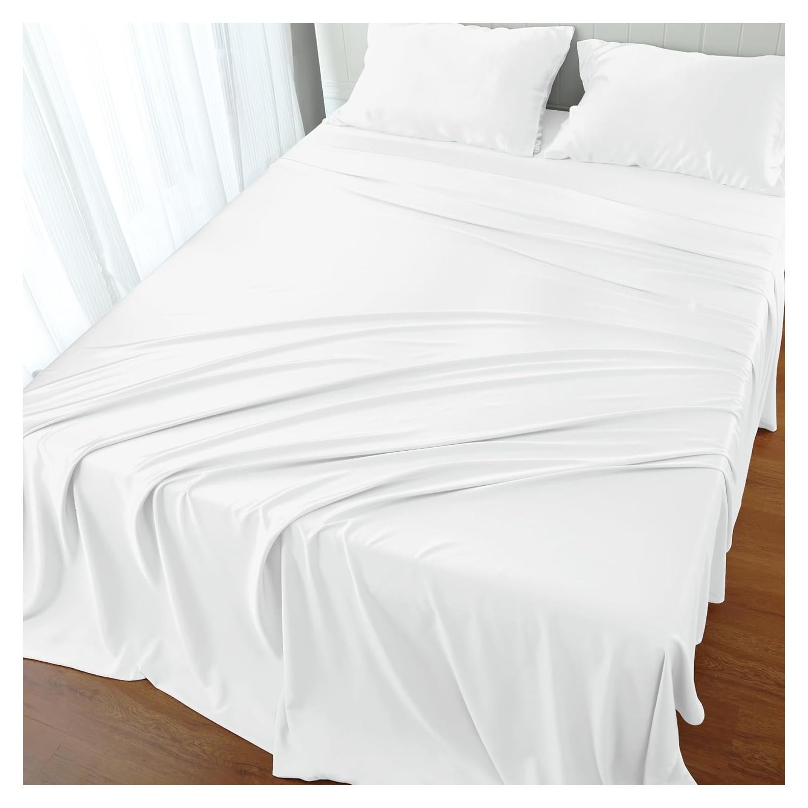 Juego de Sábanas King Shunjie.Home 4 Piezas Viscosa Bambú 400 TC