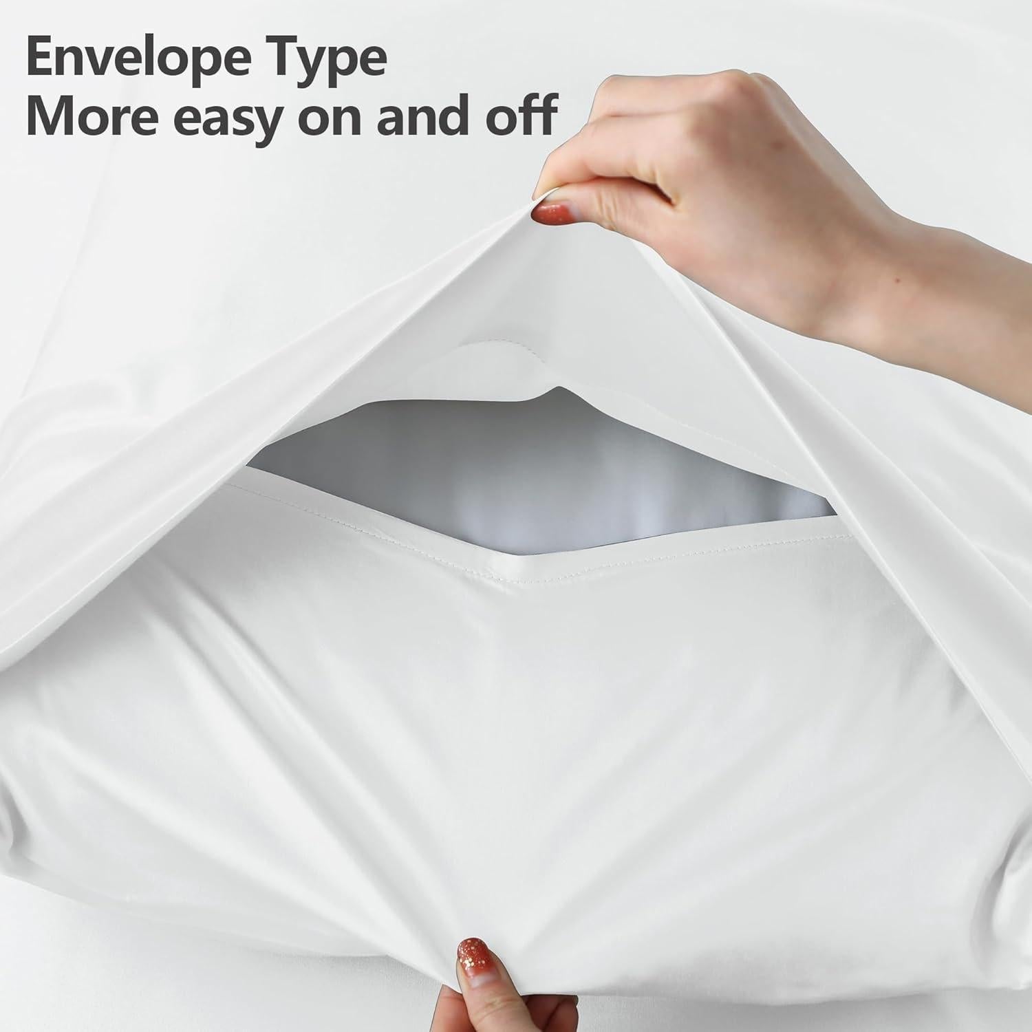 Juego de Sábanas King Shunjie.Home 4 Piezas Viscosa Bambú 400 TC