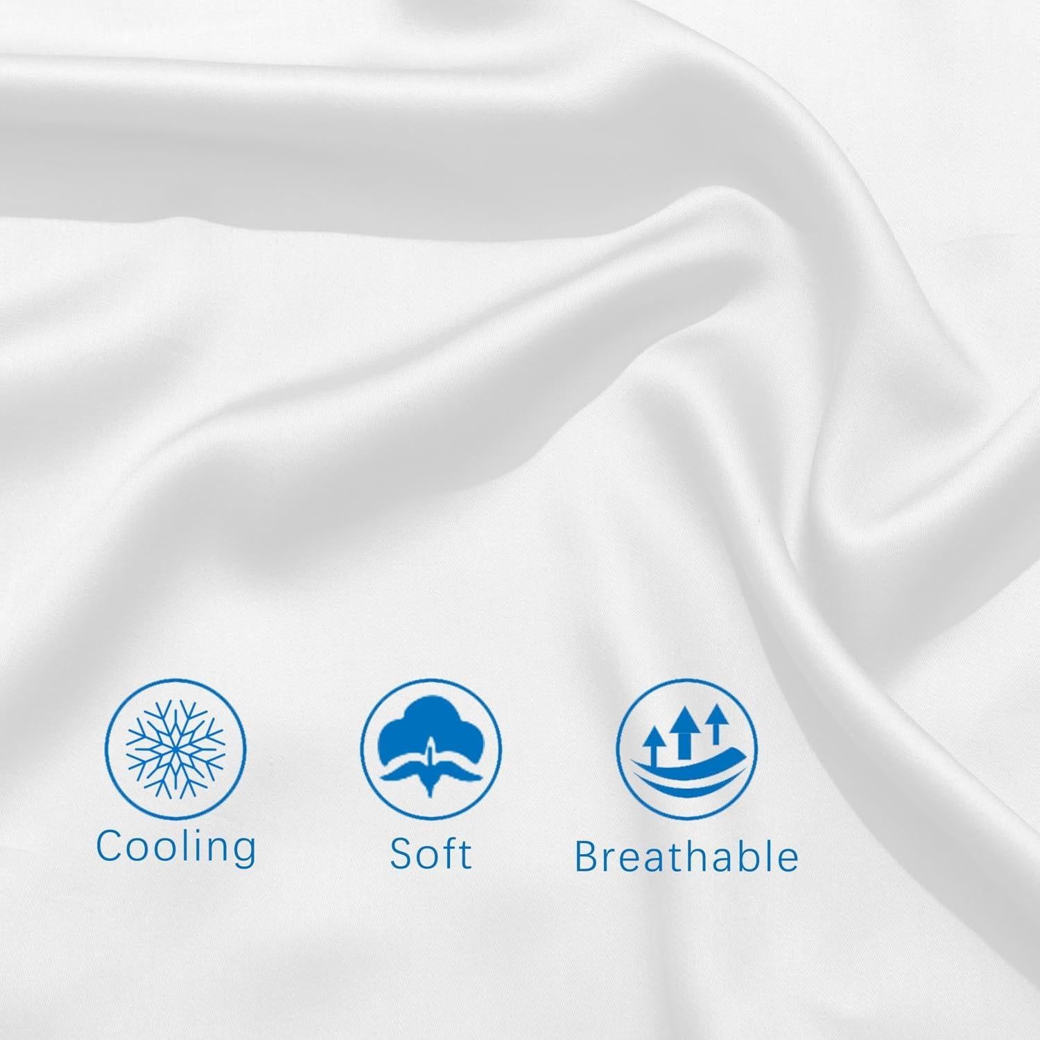 Juego de Sábanas King Shunjie.Home 4 Piezas Viscosa Bambú 400 TC