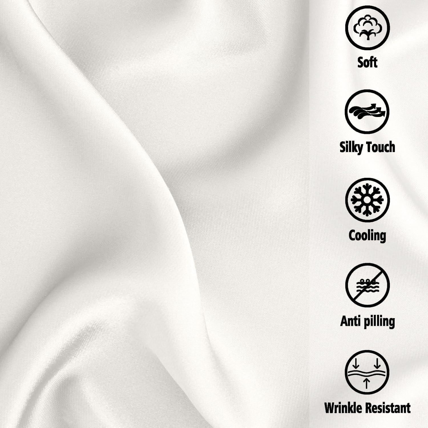 Sábana Ajustada Cal King LA COMPAÑÍA DE ROPA DE CAMA 100% Viscosa