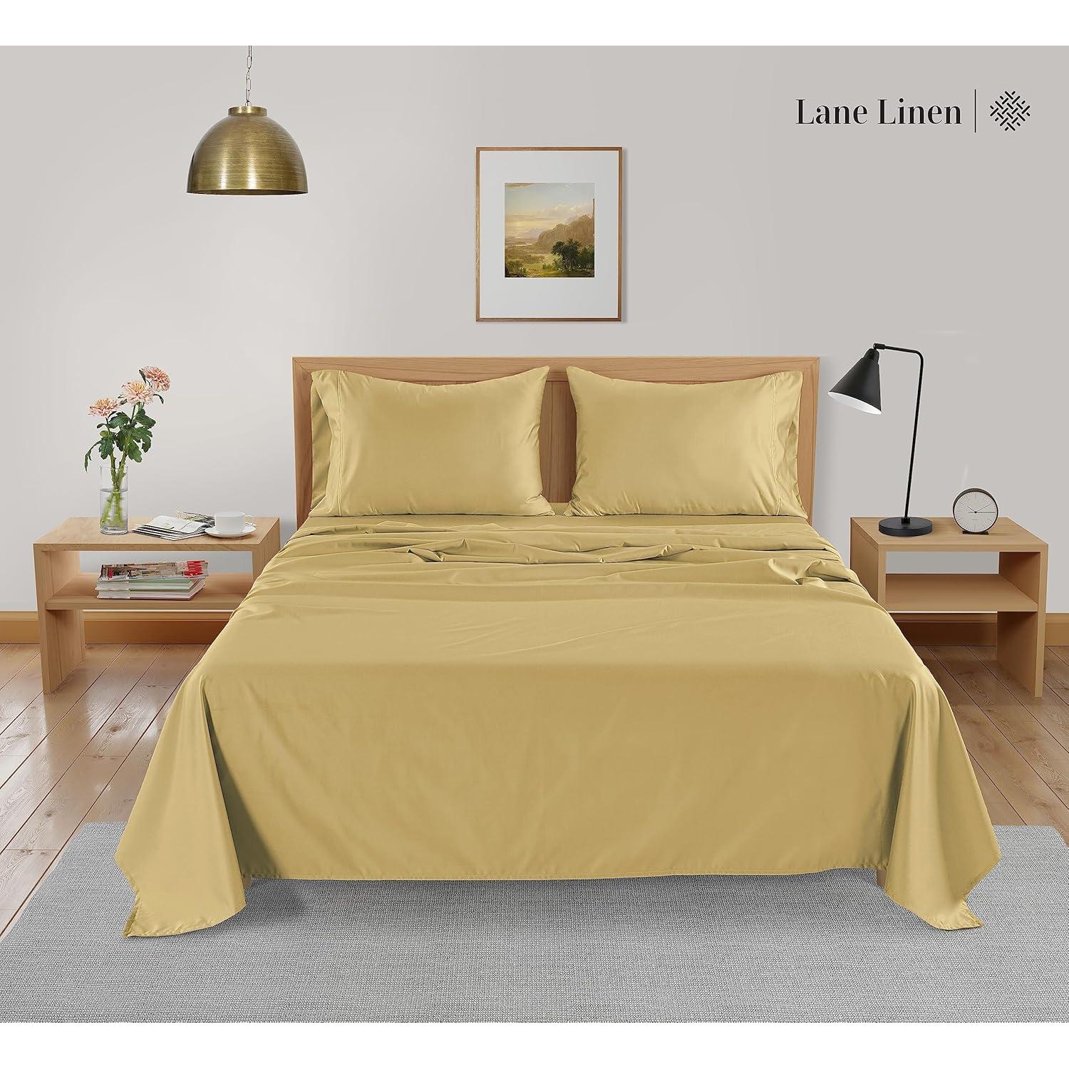 Juego de Sábanas Twin XL LANE LINEN Rayón Bambú 3 Piezas