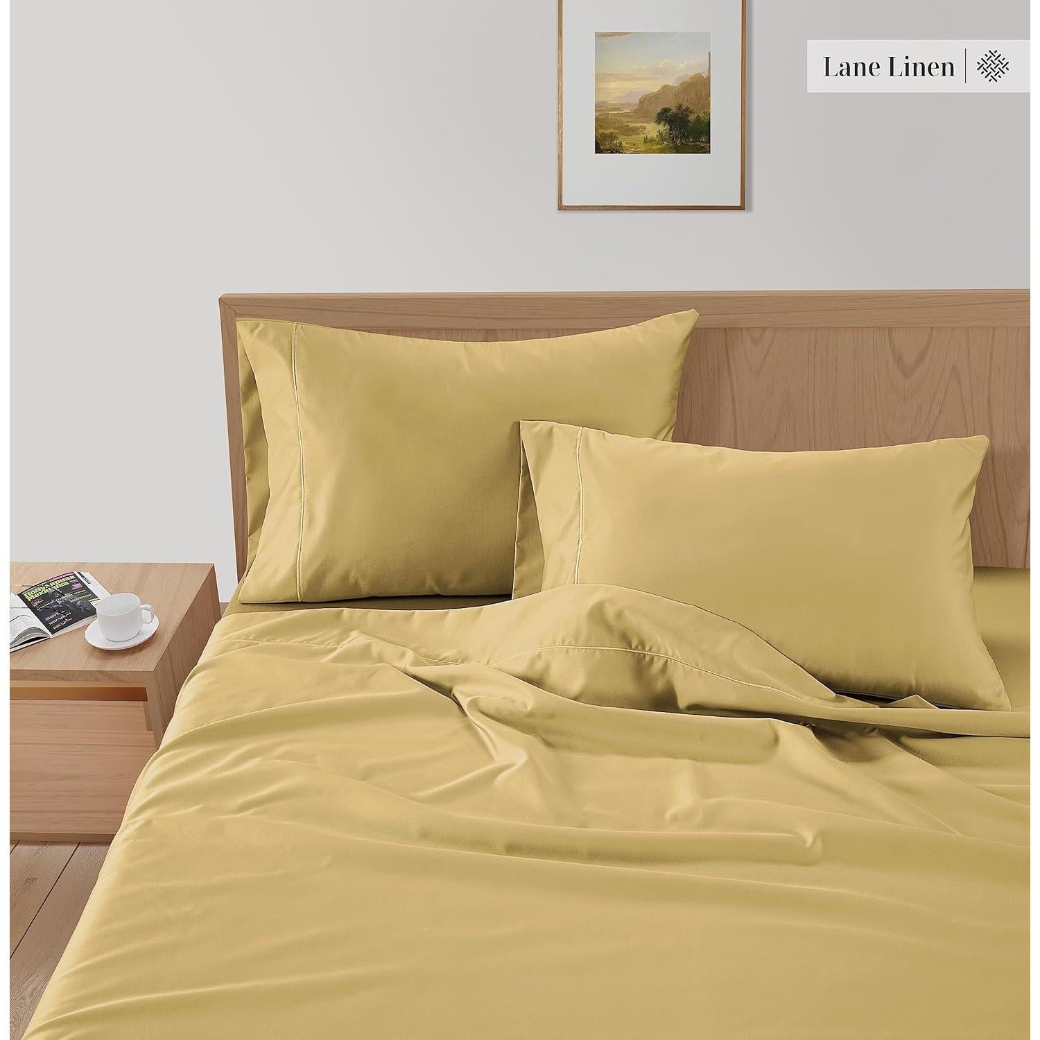 Juego de Sábanas Twin XL LANE LINEN Rayón Bambú 3 Piezas