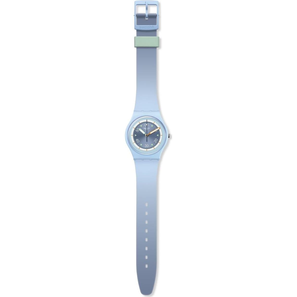 Reloj Swatch Gent Biocerámico Unisex Azul 34mm Impermeable
