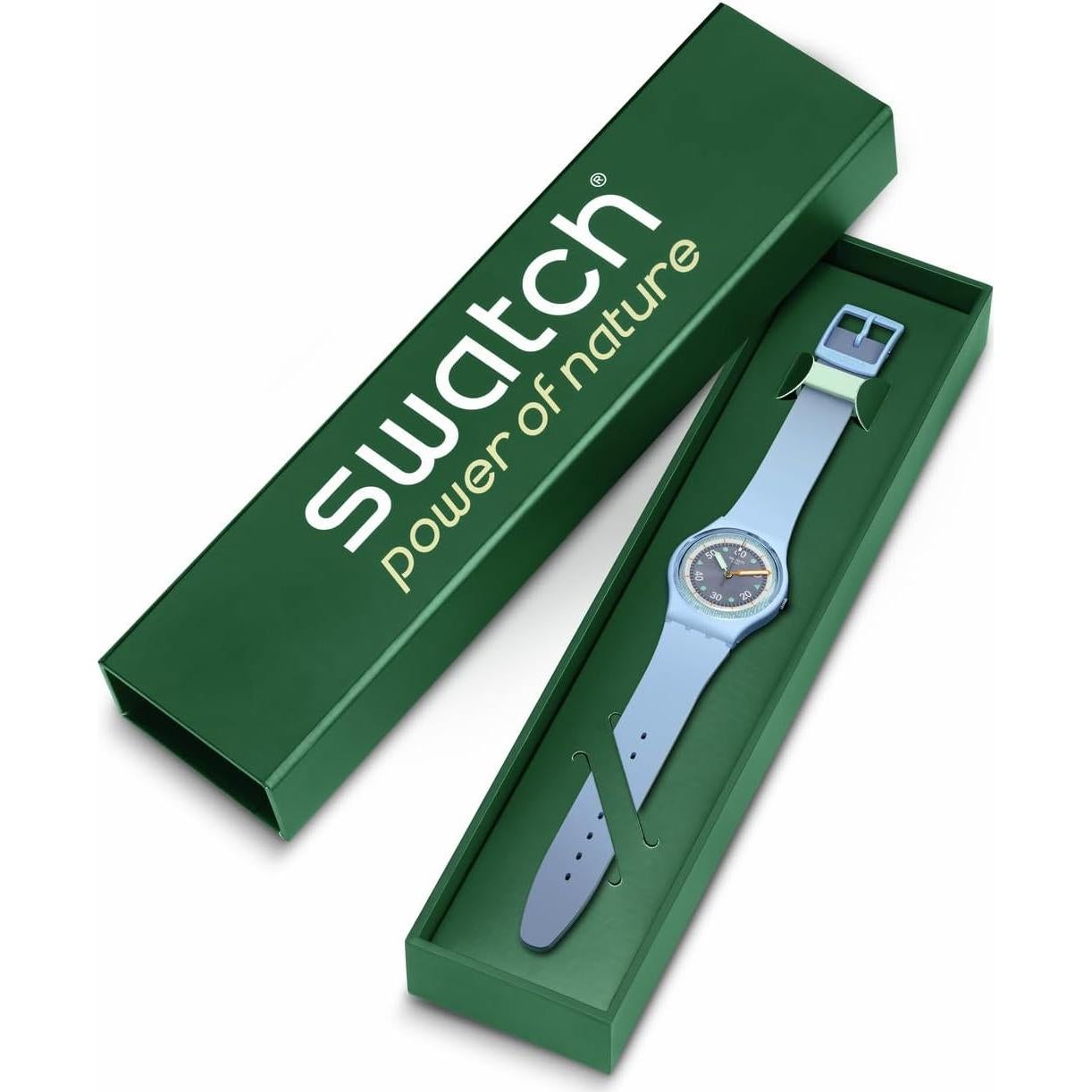 Reloj Swatch Gent Biocerámico Unisex Azul 34mm Impermeable