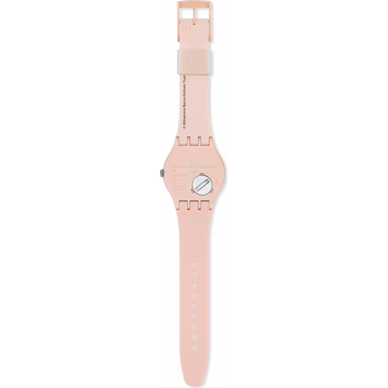 Reloj Unisex Swatch Biocerámico 41mm Rosa y Naranja