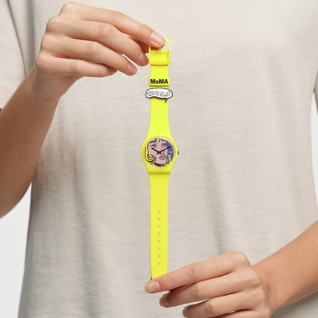 Reloj Swatch Gent Biosourced Reverie Roy Lichtenstein 34mm
