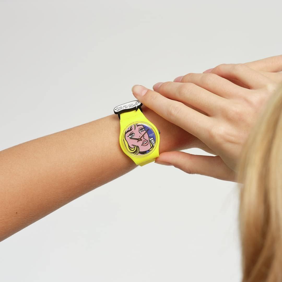 Reloj Swatch Gent Biosourced Reverie Roy Lichtenstein 34mm