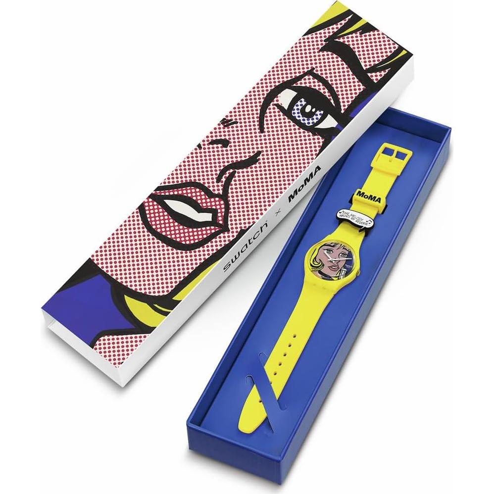Reloj Swatch Gent Biosourced Reverie Roy Lichtenstein 34mm