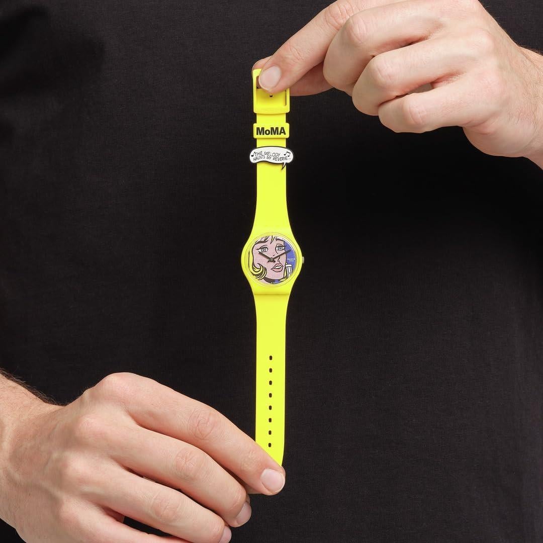 Reloj Swatch Gent Biosourced Reverie Roy Lichtenstein 34mm