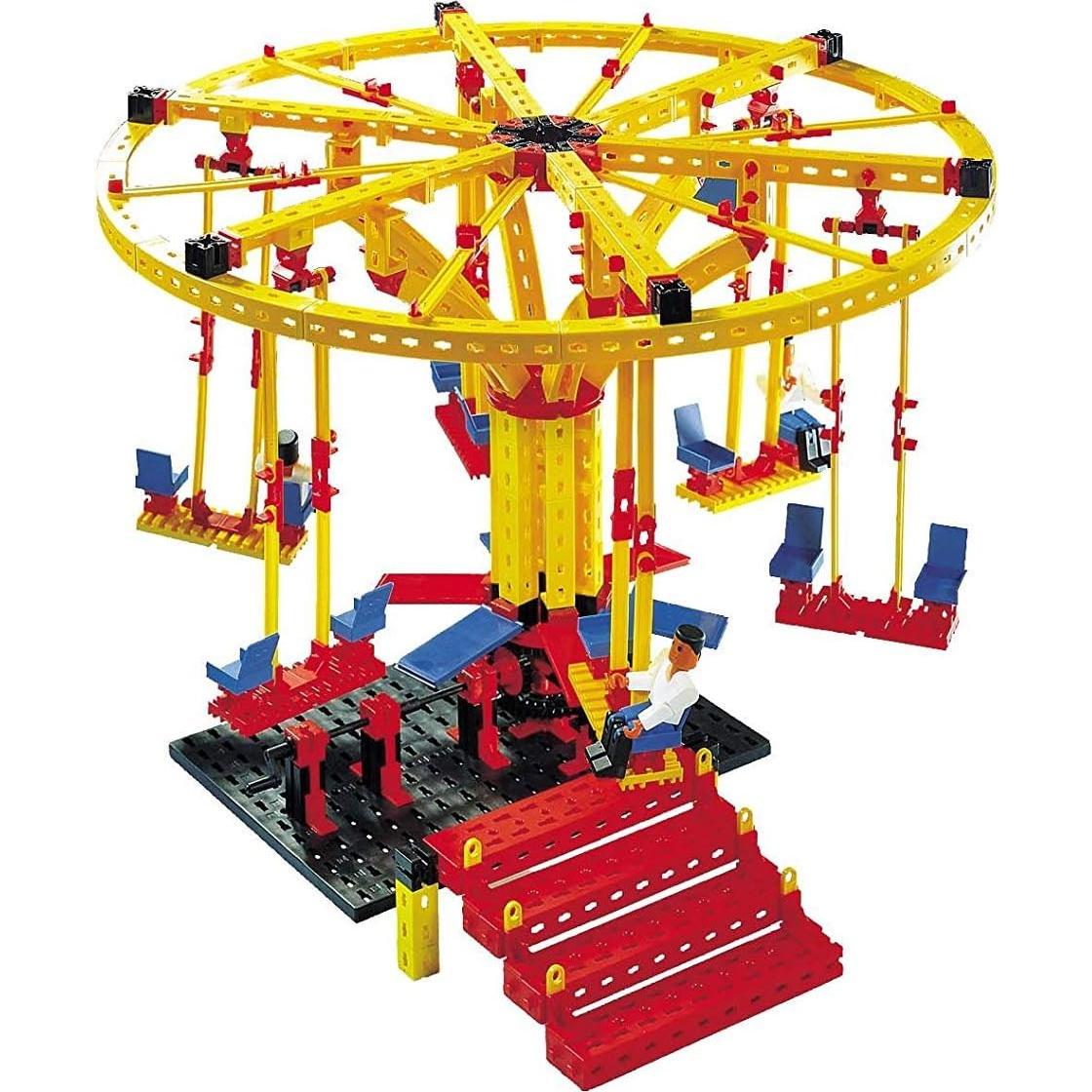 Fischertechnik Parque de Diversiones 660 Piezas Noria Motor XS