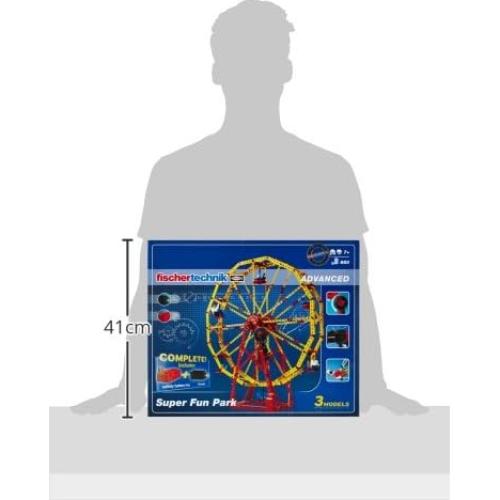 Fischertechnik Parque de Diversiones 660 Piezas Noria Motor XS