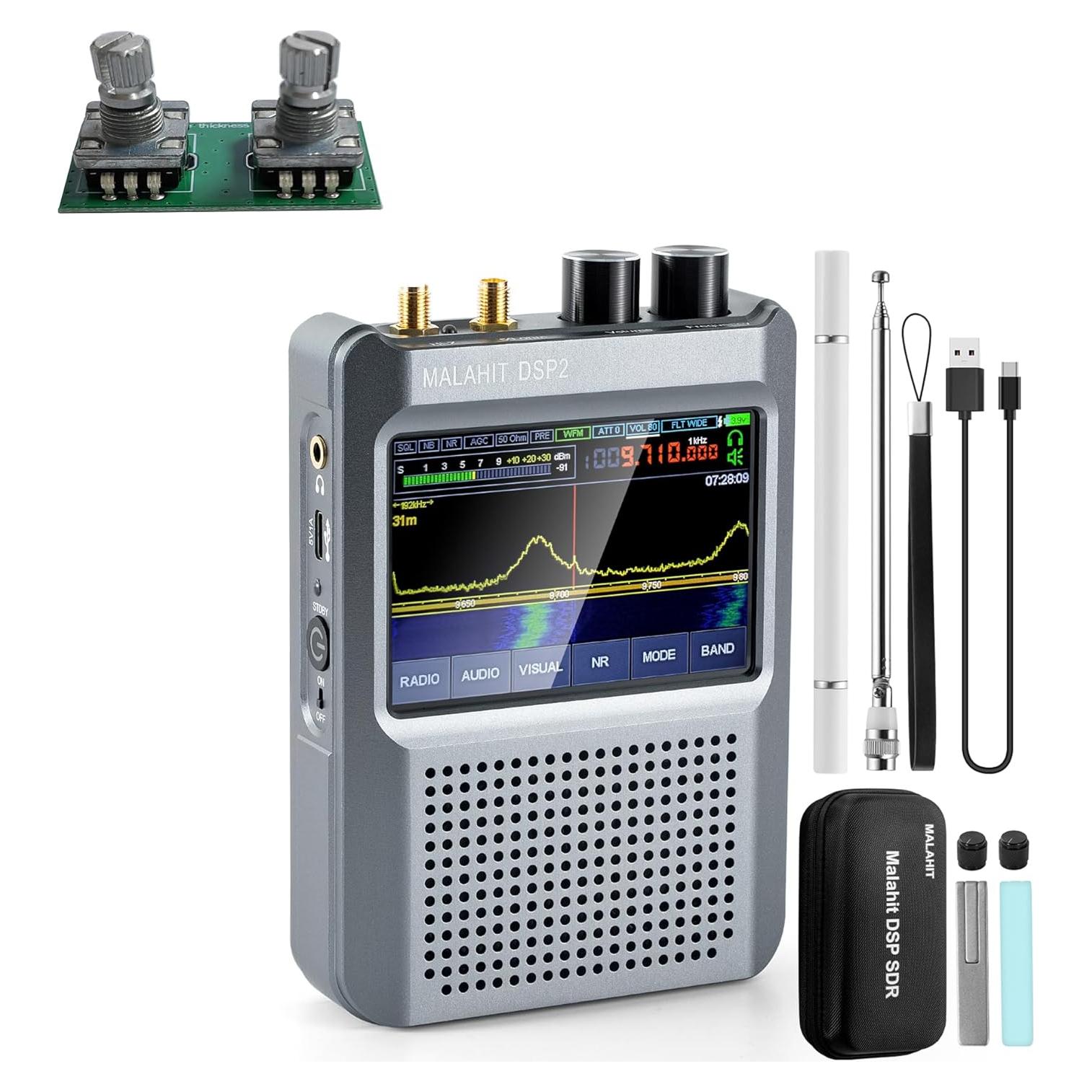 Receptor de Radio Malachite DSP2 con Decodificadores de Repuesto
