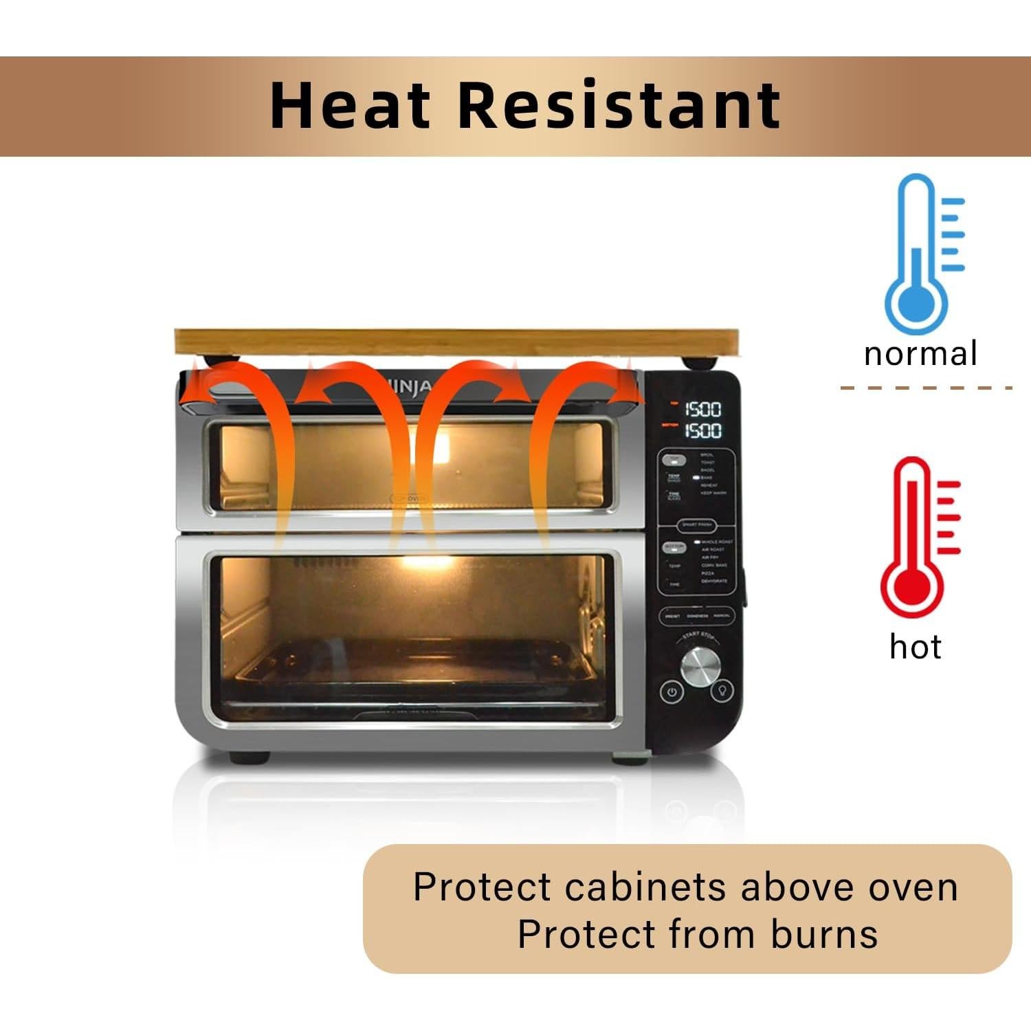 Tabla de Cortar de Bambú DEMEDO para Horno Ninja DCT401 DCT402