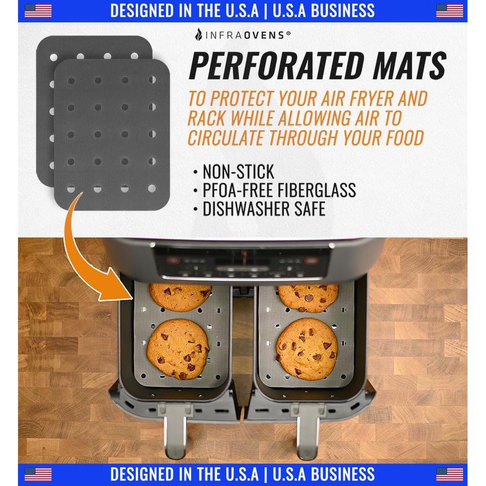 Accesorios para Freidora de Aire Ninja Dual 2 Canastas 9 Piezas