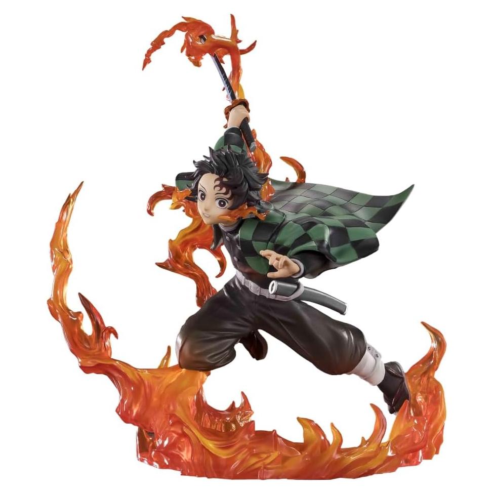 Figura coleccionable FiguartsZERO Tanjiro Kamado Rengoku 19.56 cm