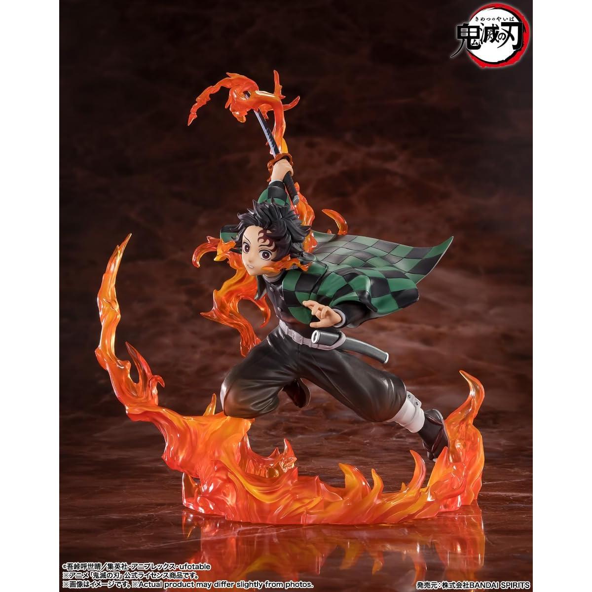 Figura coleccionable FiguartsZERO Tanjiro Kamado Rengoku 19.56 cm