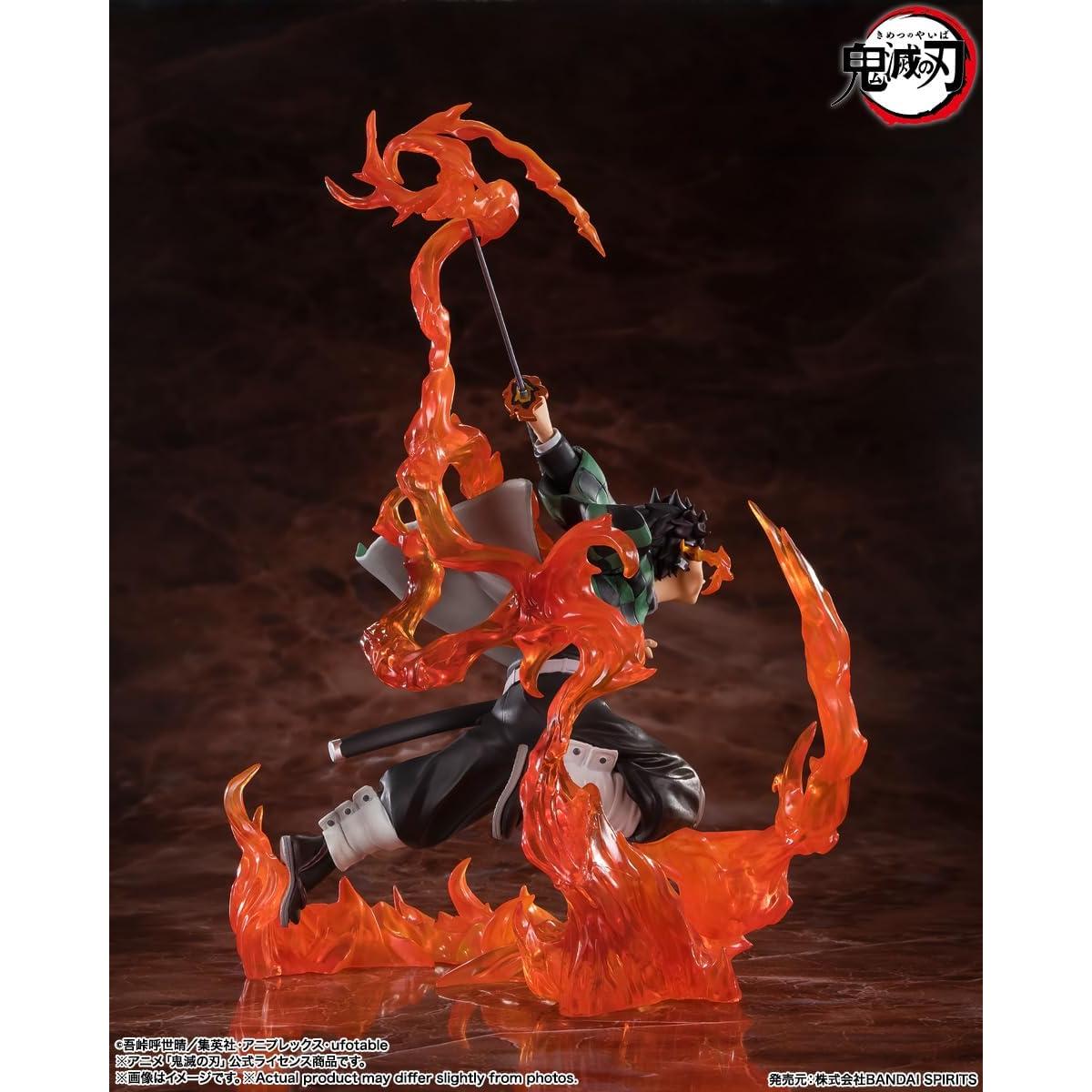 Figura coleccionable FiguartsZERO Tanjiro Kamado Rengoku 19.56 cm