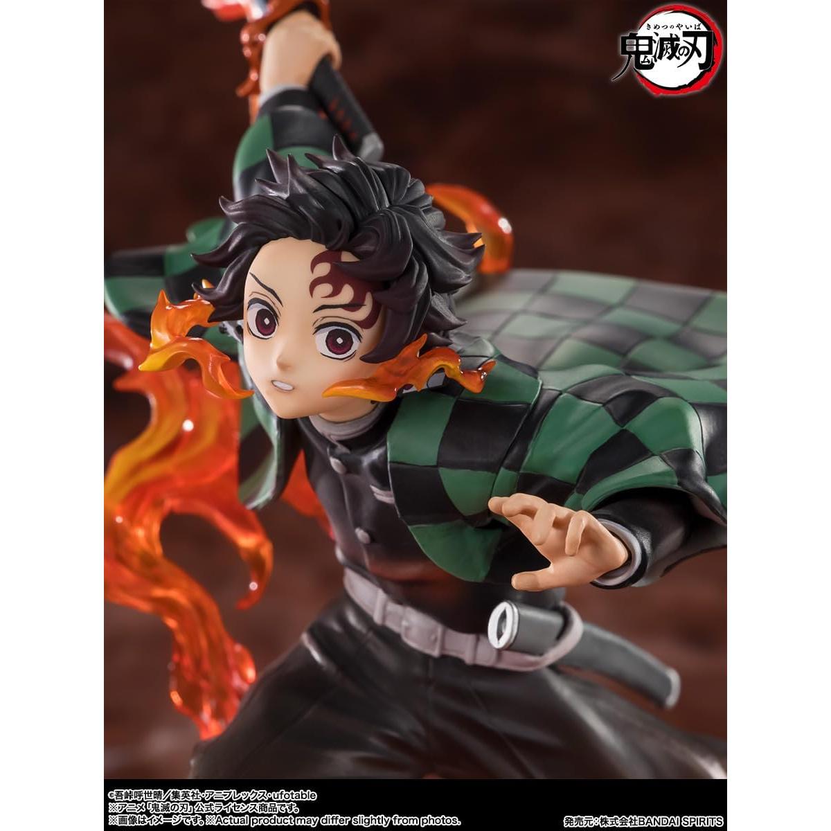 Figura coleccionable FiguartsZERO Tanjiro Kamado Rengoku 19.56 cm