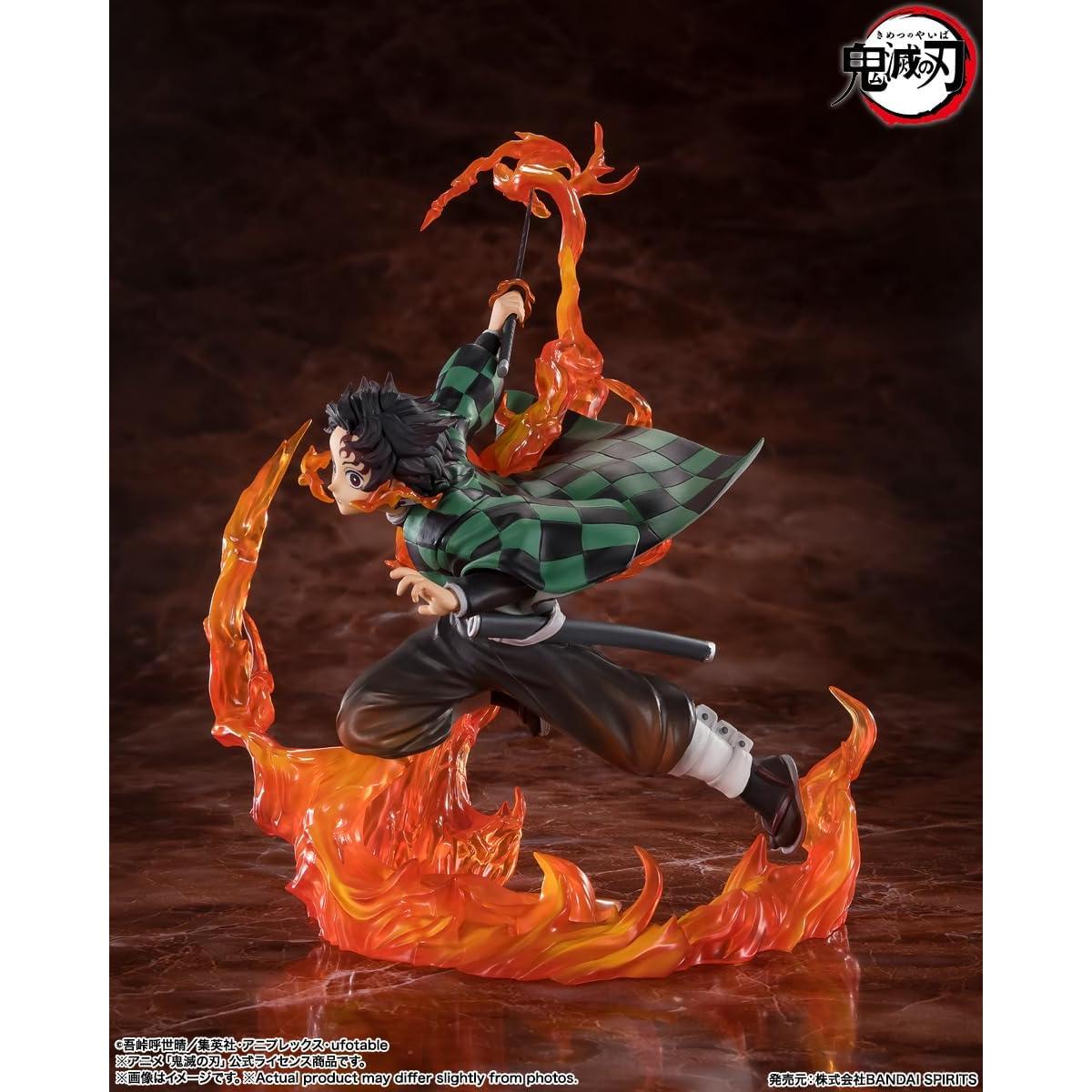 Figura coleccionable FiguartsZERO Tanjiro Kamado Rengoku 19.56 cm