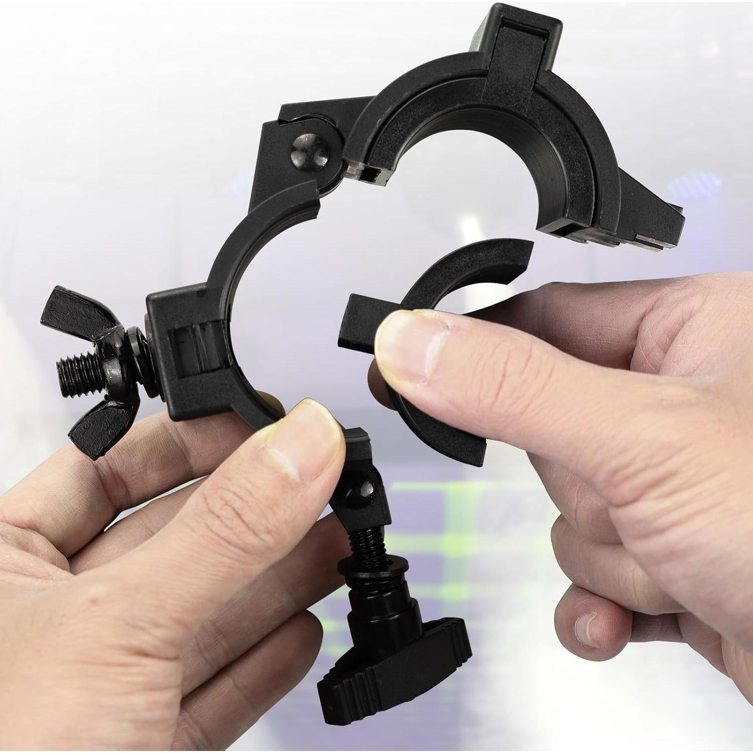 Abrazadera O de Luz de Escenario CZGOR Paquete de 10