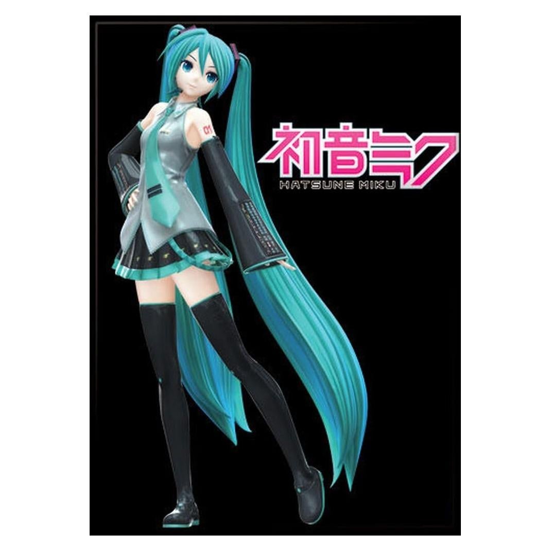 Imán Ata-Boy Hatsune Miku Negro 6.35x8.89 cm