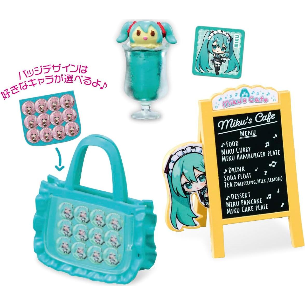 Figura de Intercambio Re-ment Hatsune Miku Cafetería 1/8